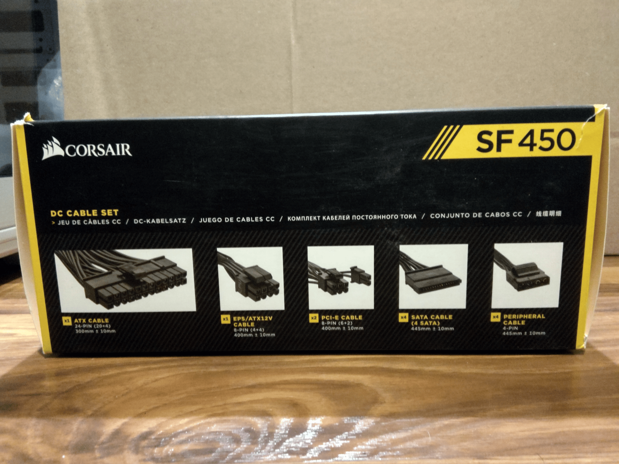 Corsair SF Series, SF450, 450 Watt, SFX, 80+ Gold Certified, Fully Modular Power Supply