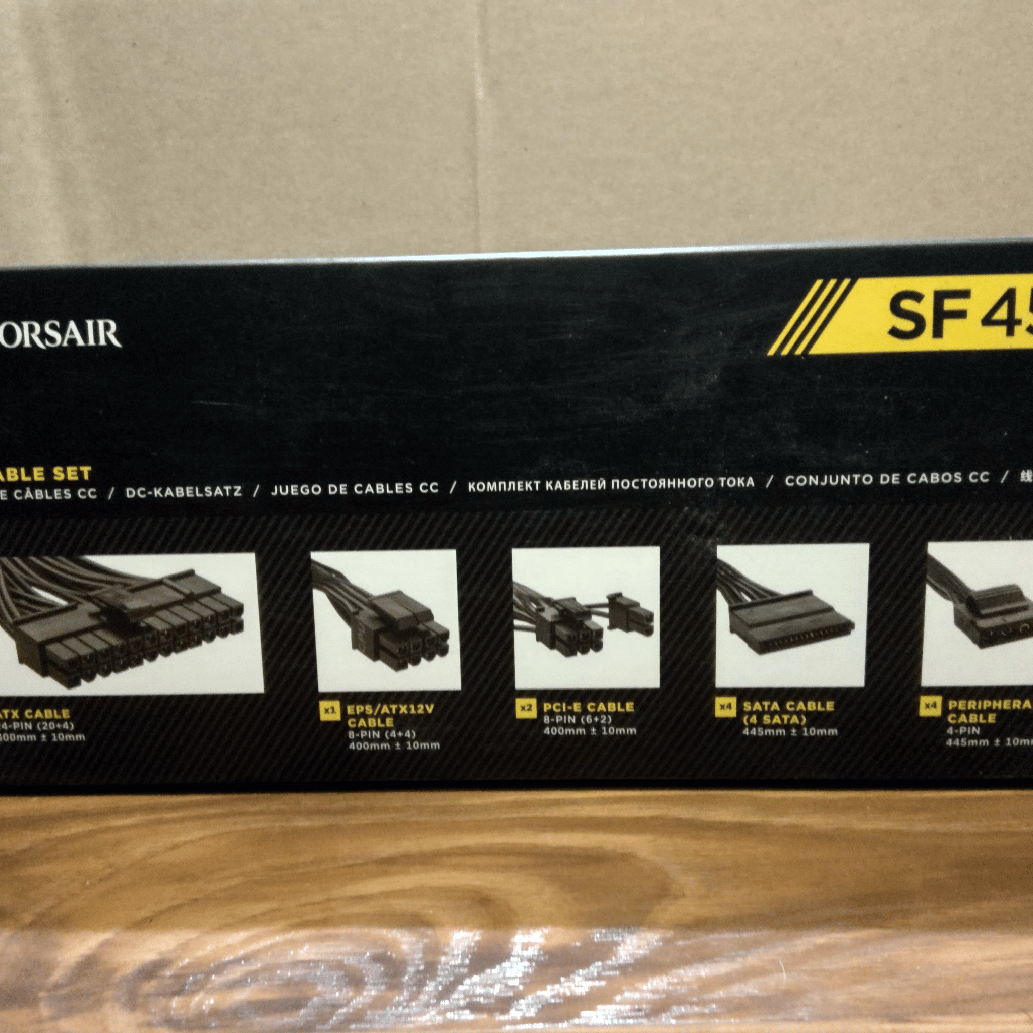 Corsair SF Series, SF450, 450 Watt, SFX, 80+ Gold Certified, Fully Modular Power Supply