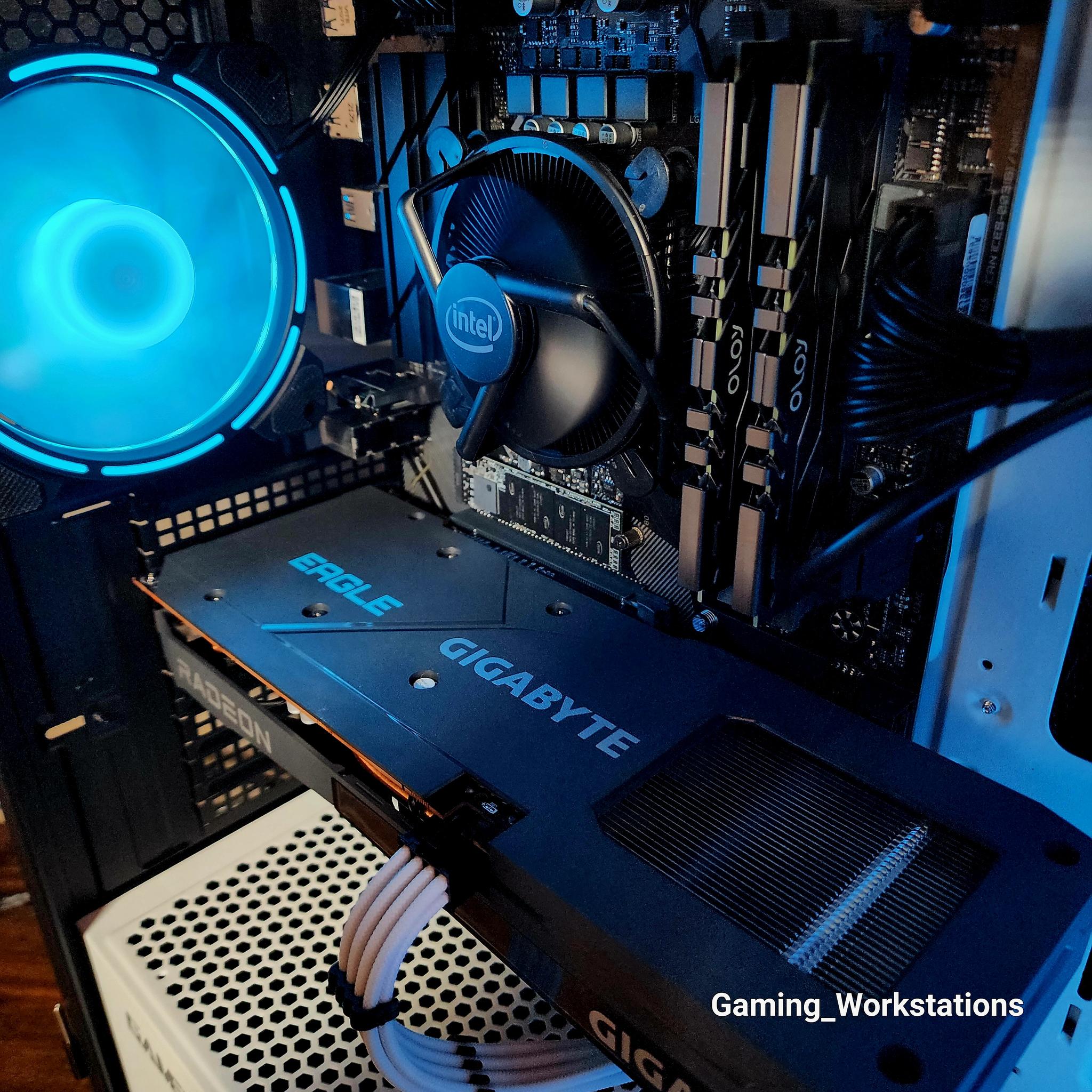 🖤🤍💙 Gigabyte Eagle Radeon RX 6600 8GB // Intel Core i5 11400 // OLOy 16GB 3200MHz
