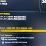 16GB (2x8GB) DDR4-3600MHz CL18 ADATA RGB White RAM Memory