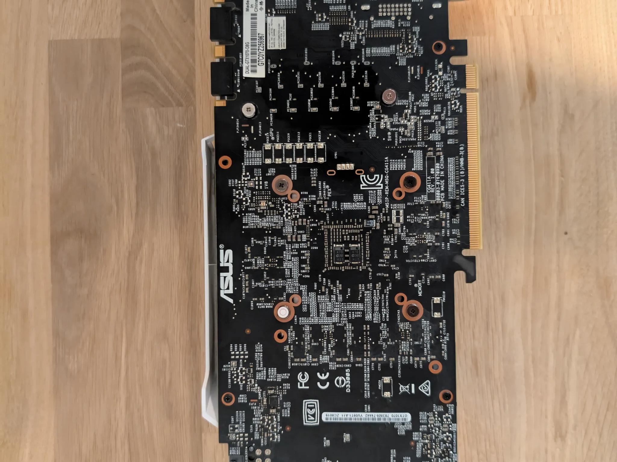 GeForce Dual GTX 1070 Gaming x 8G