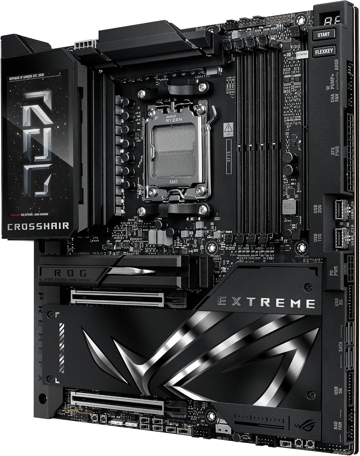 ASUS ROG CROSSHAIR X870E EXTREME AMD X870E AM5 DDR5 E-ATX Desktop Motherboard