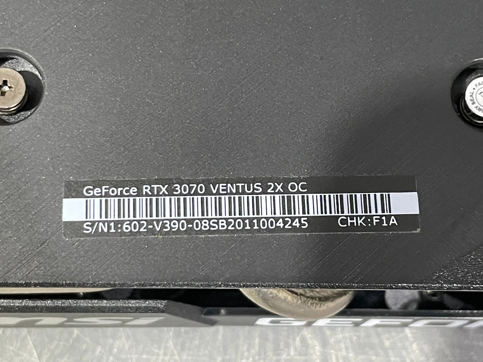MSI RTX 3070 Ventus 2X OC
