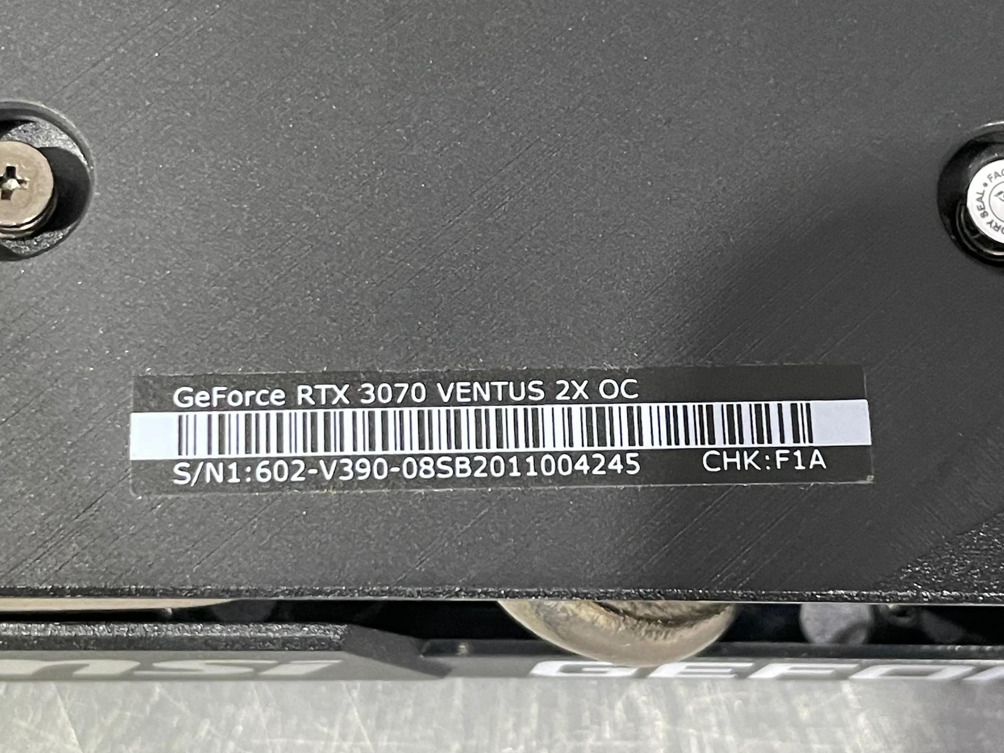 MSI RTX 3070 Ventus 2X OC