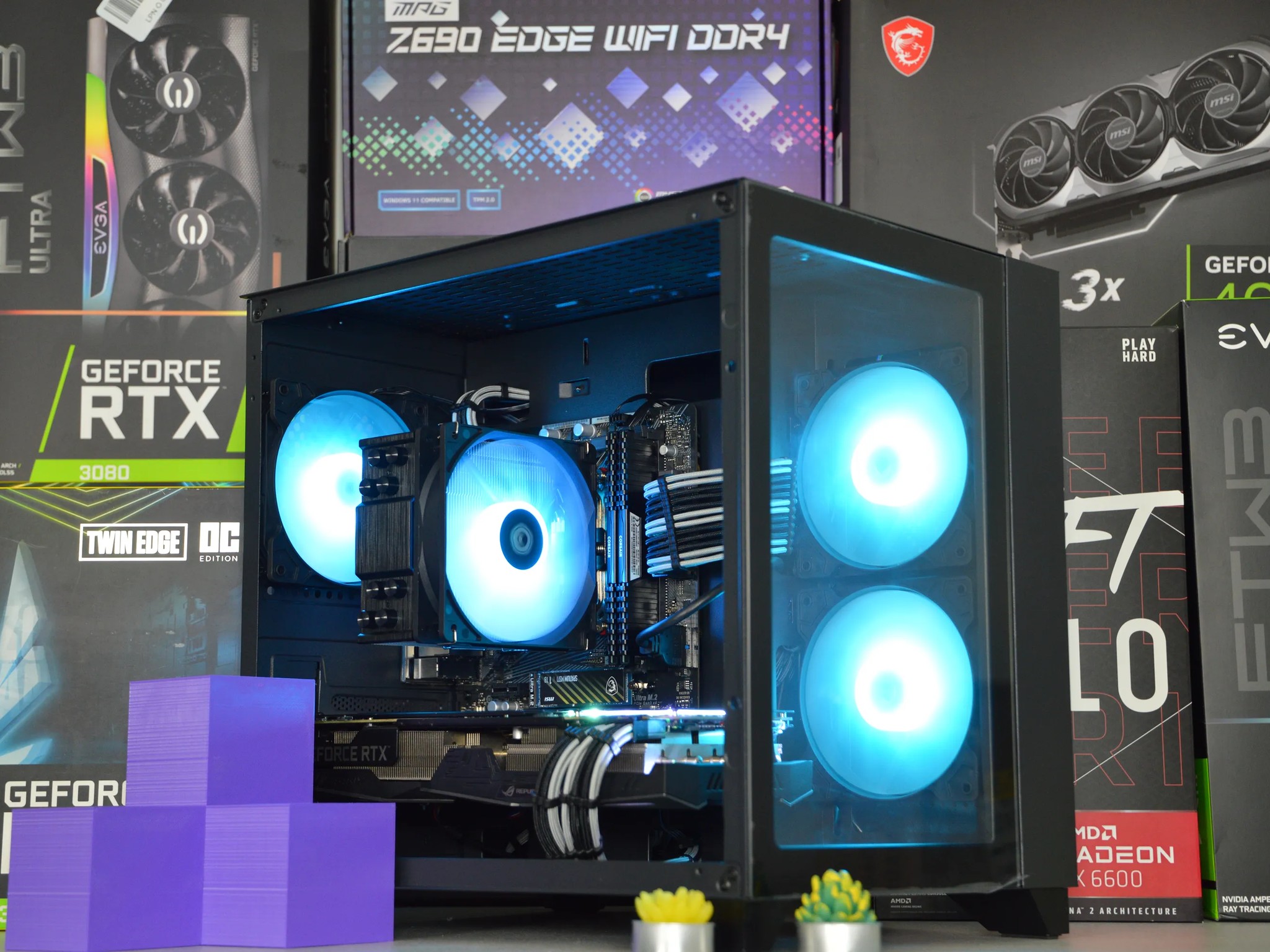 ⚫🟣| RTX 2060 6GB | RYZEN 5 3600 | 16GB DDR4 RAM | 1TB NVME SSD | Velvet Powerhouse |