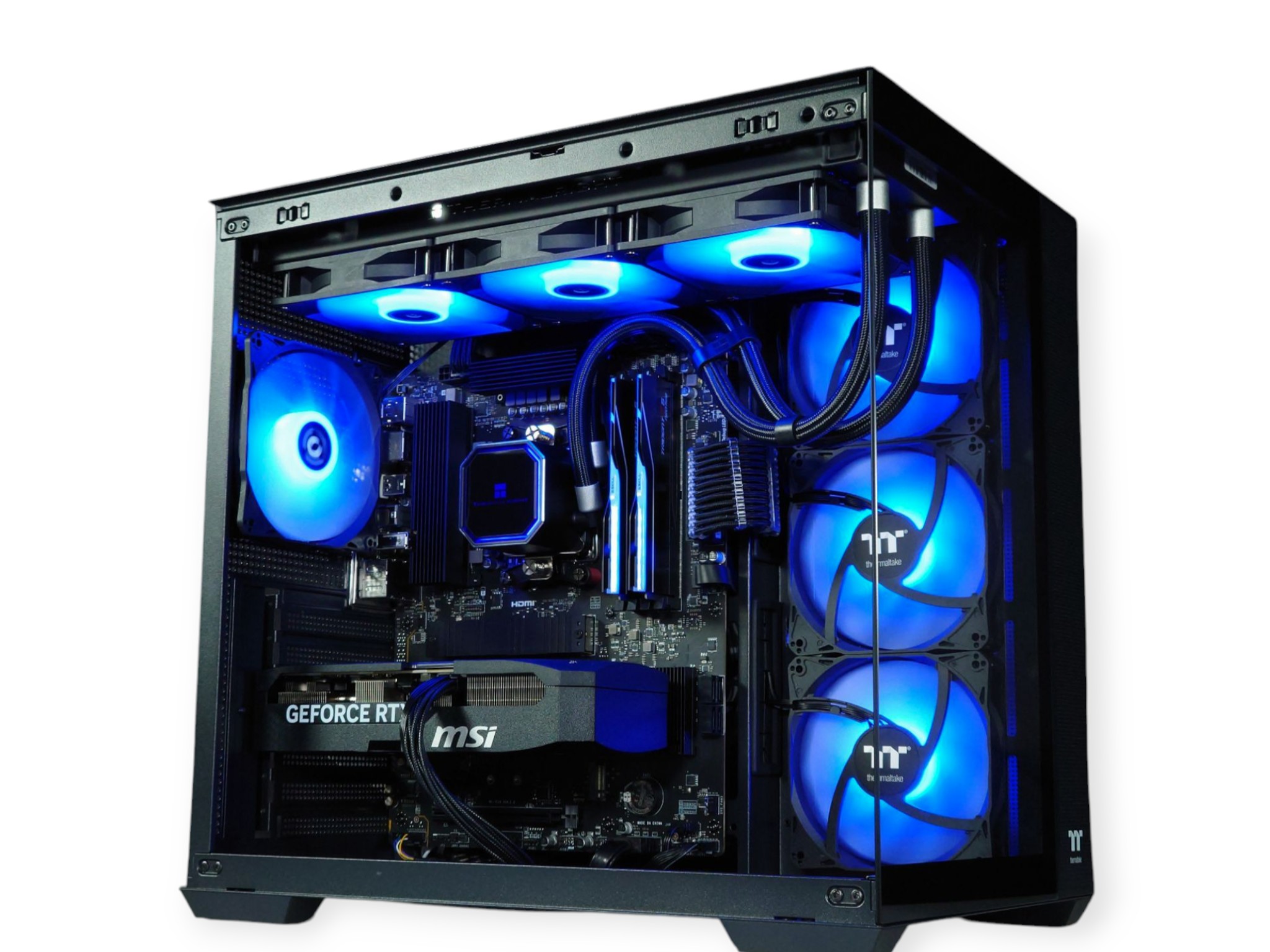 🌌 ☄️Liquid Cooled Gaming PC☄️Nvidia RTX 5060 Ti 16GB🌌AMD Ryzen 7 7700🌌32GB DDR5🌌1TB NVME