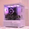 Gaming PC | Ryzen 5 3600 | RX 6600XT 8GB | 16GB DDR4 | 1TB nVME SSD | 1080p White Gaming PC RGB