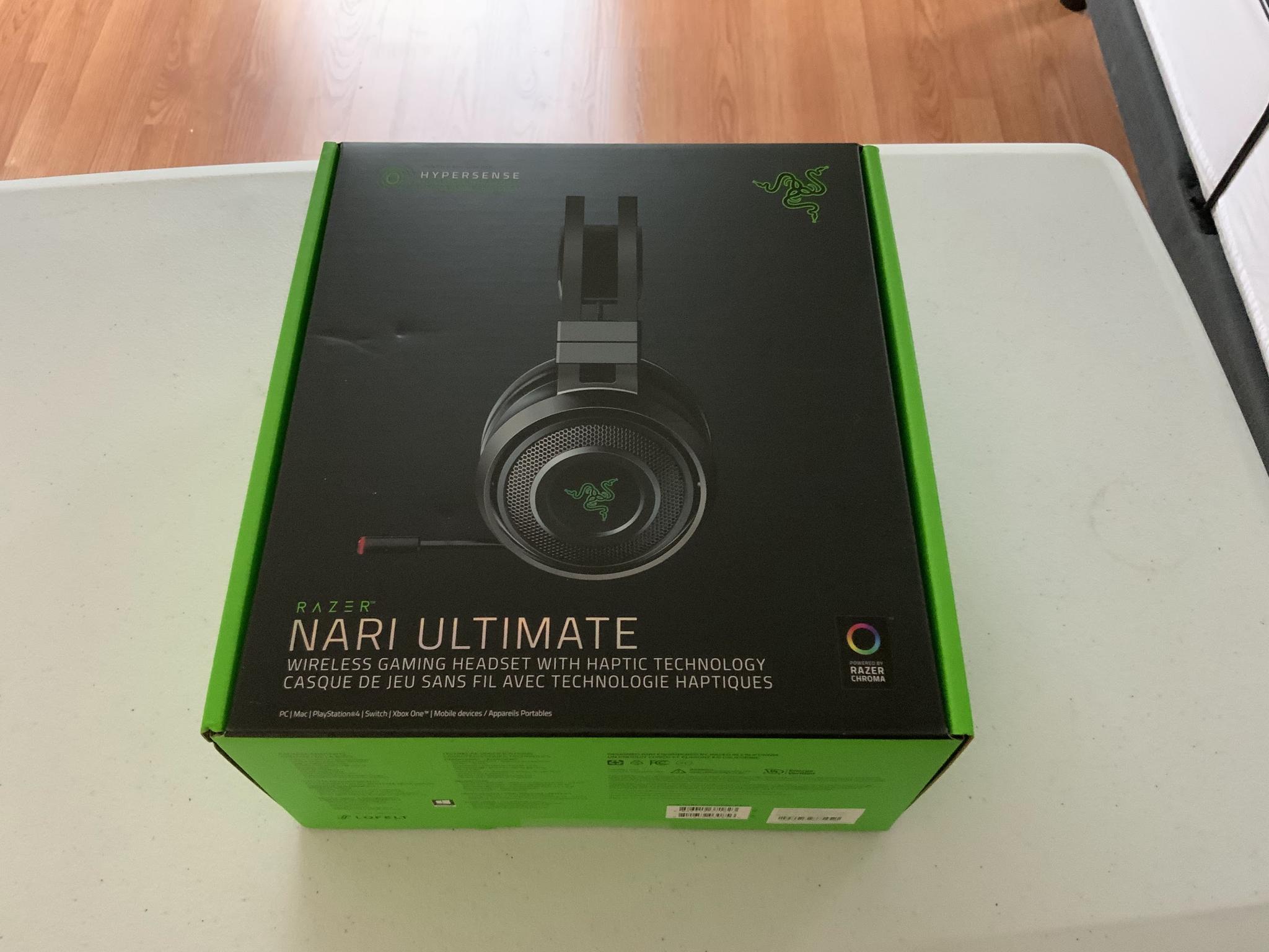 Razer Nari Ultimate Wireless 7.1 Surround Sound Gaming Headset: THX Audio & Haptic Feedback