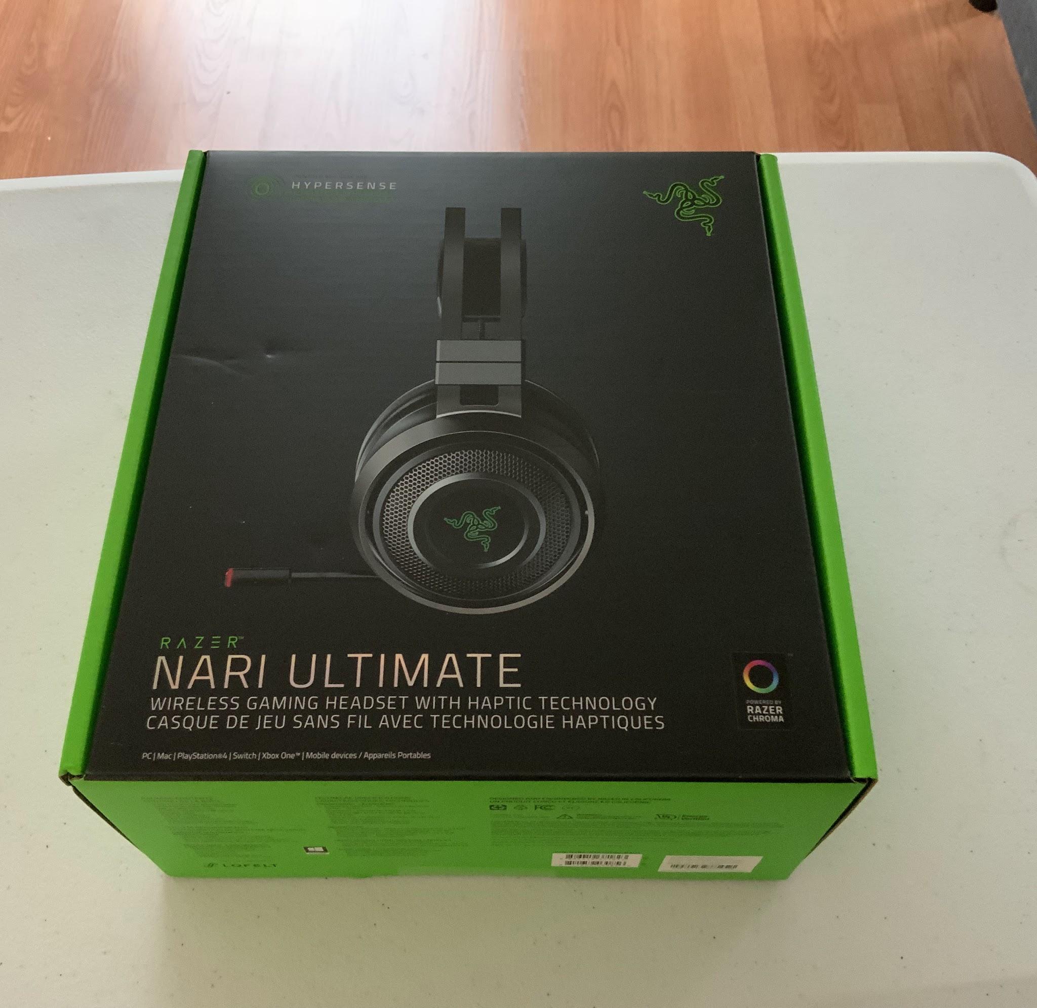 Razer Nari Ultimate Wireless 7.1 Surround Sound Gaming Headset: THX Audio & Haptic Feedback
