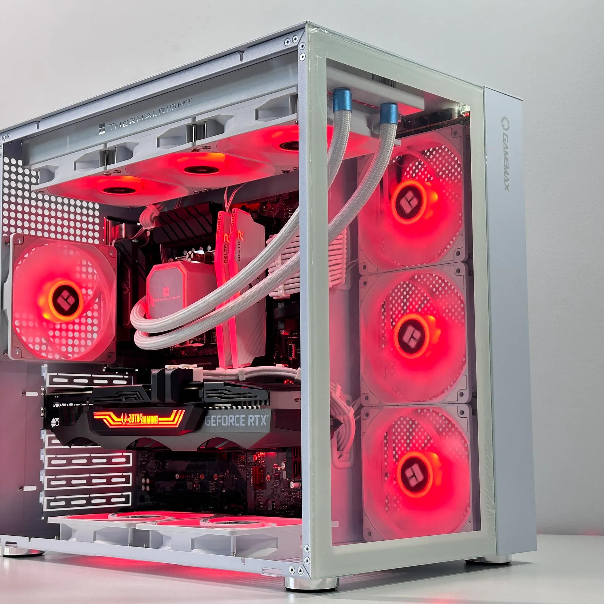 🫗4k Liquid Cooled Gaming PC🫗 Nvidia RTX 3080 10GB❄️Intel 12600KF 10Cores❄️32GB DDR4❄️1TB NVME