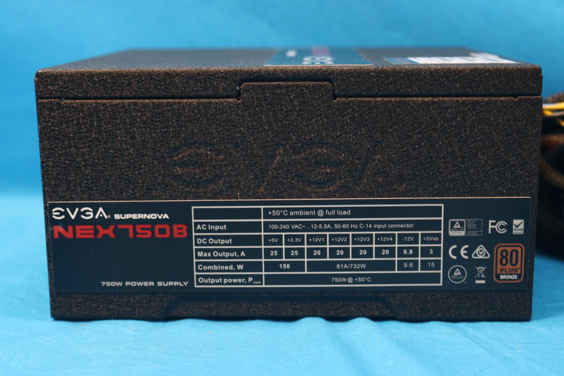 EVGA SuperNOVA NEX750B 750W Semi-Modular 80 PLUS Bronze ATX Desktop PSU 110-B1-0750