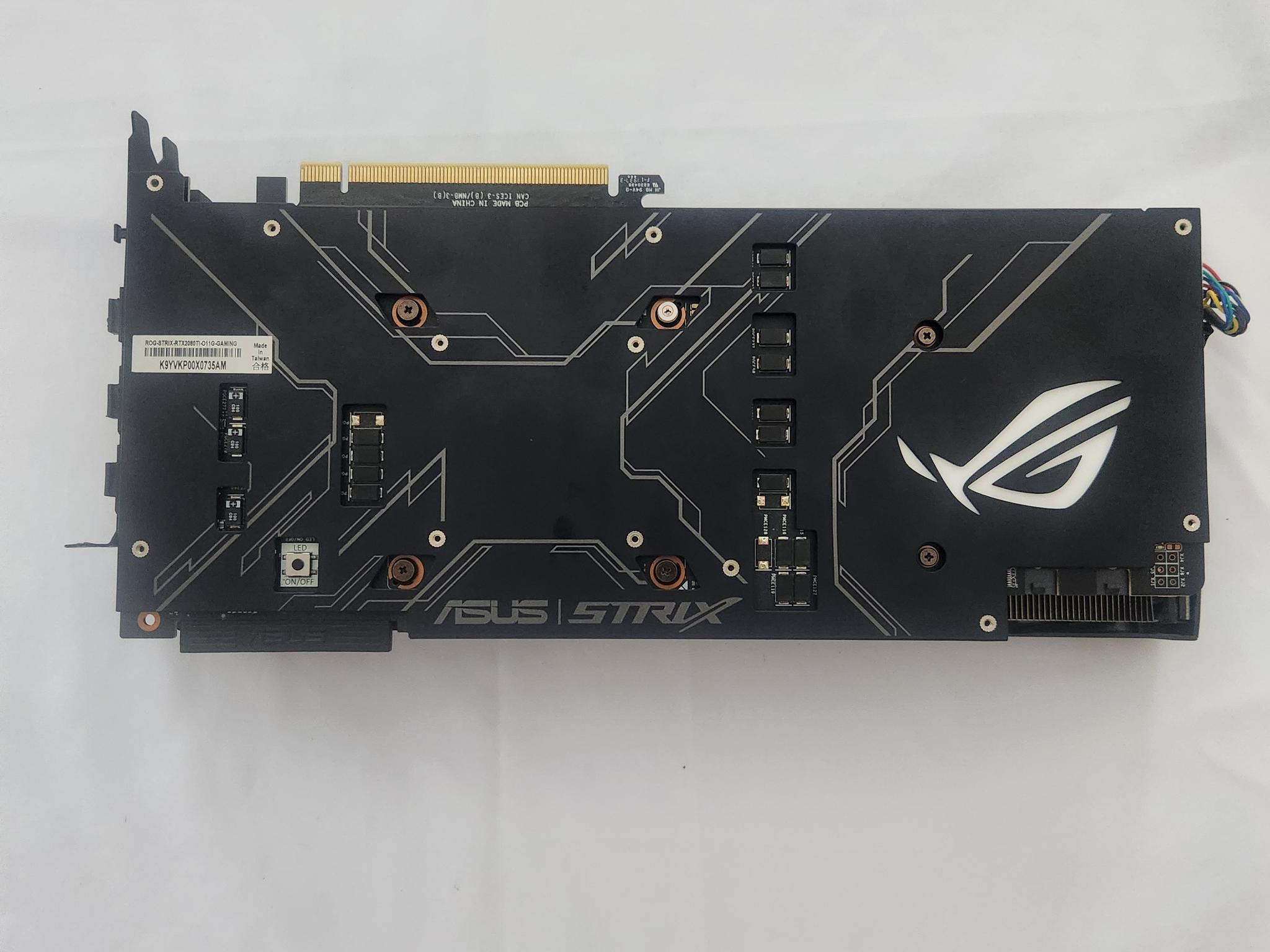 RTX 2080 Ti 11GB Asus ROG STRIX GAMING GeForce Graphics Card