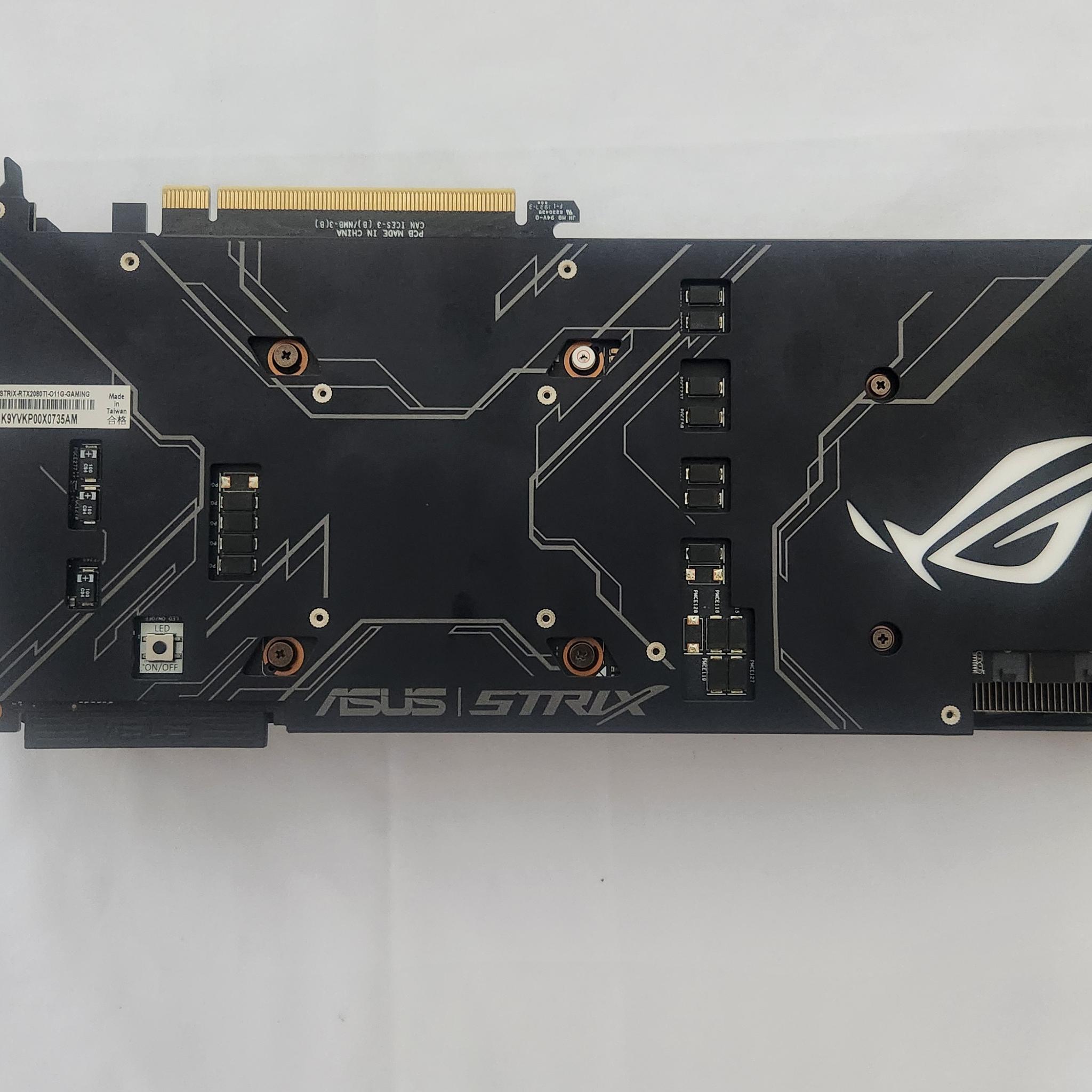 RTX 2080 Ti 11GB Asus ROG STRIX GAMING GeForce Graphics Card