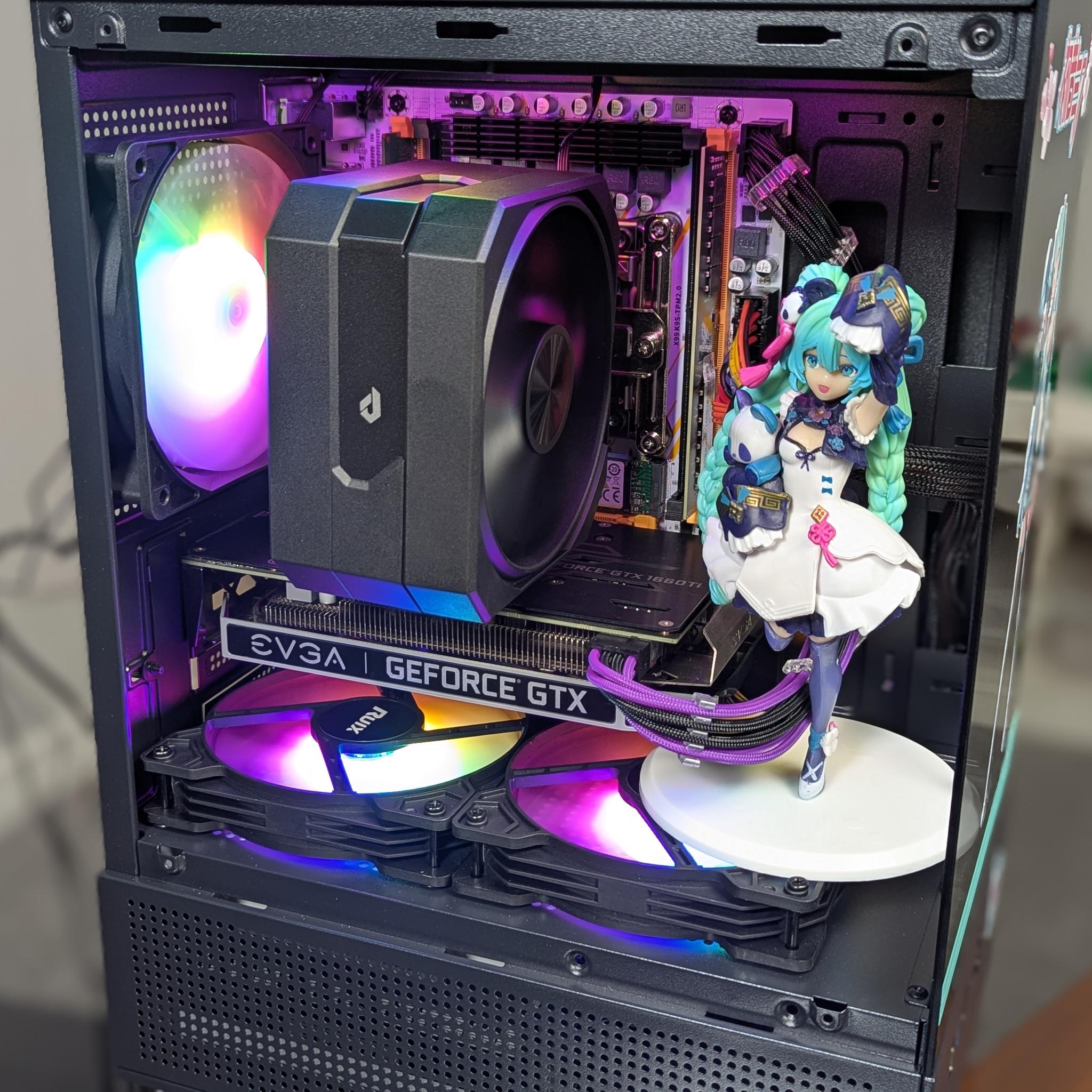 The Hatsune Miku 1080p Gaming PC | Nvidia GTX 1660Ti | Intel 14-core CPU | 16GB RAM | 512GB SSD
