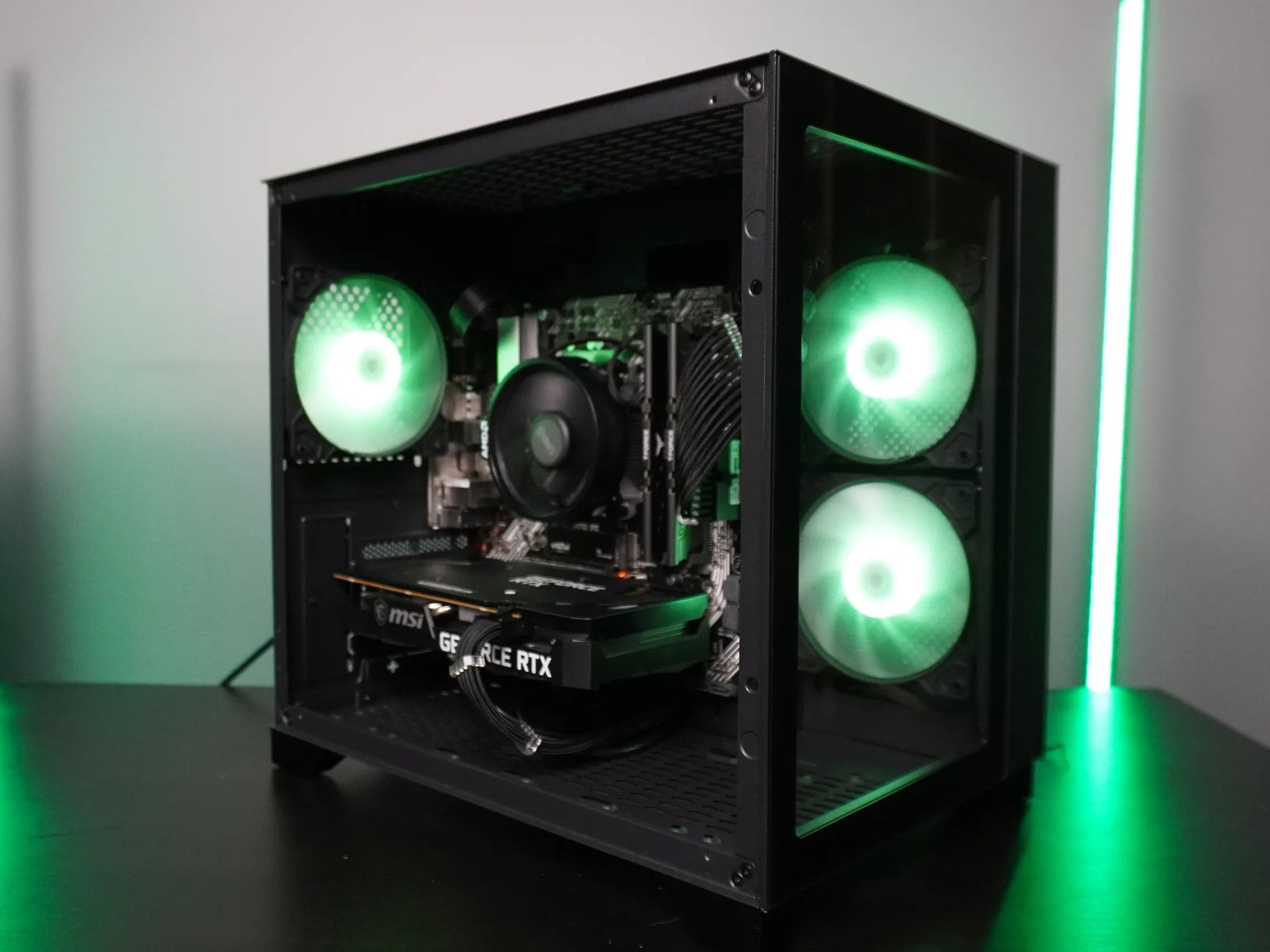 🖤Stealth🖤 1080p Perfect Value PC | 💚RTX 3050 8GB 🧡Ryzen 5 5500 | 32GB RAM  💪| 1TB NVME 🔥