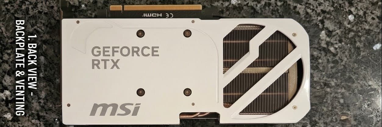 White MSI rtx 5070 shadow 2x oc edition "White"