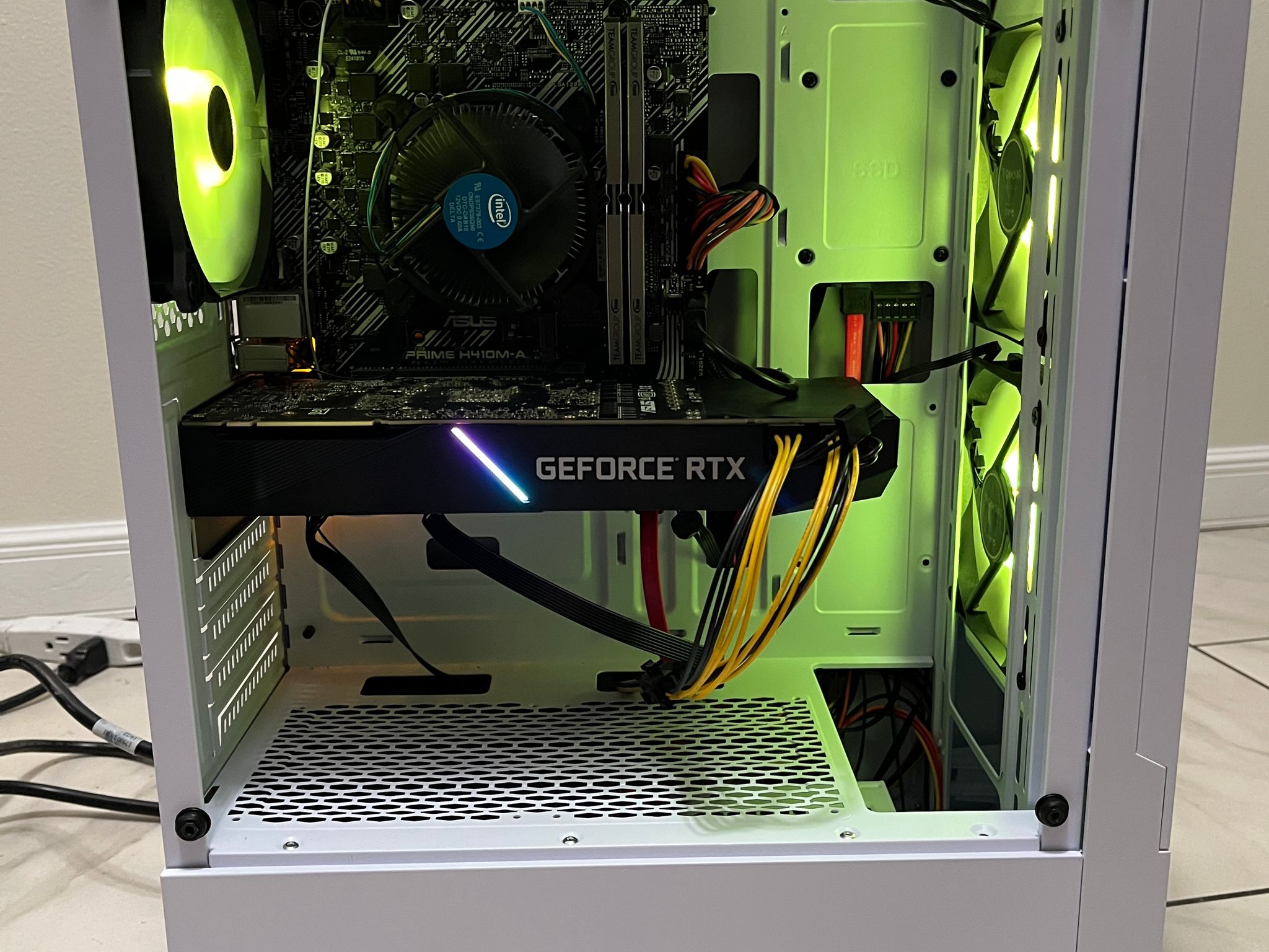 NVIDIA RTX 2070 Super, Intel i5-10400, 16GB RAM, 500 GB SSD, High FPS RGB Gaming PC w/ Wi-Fi