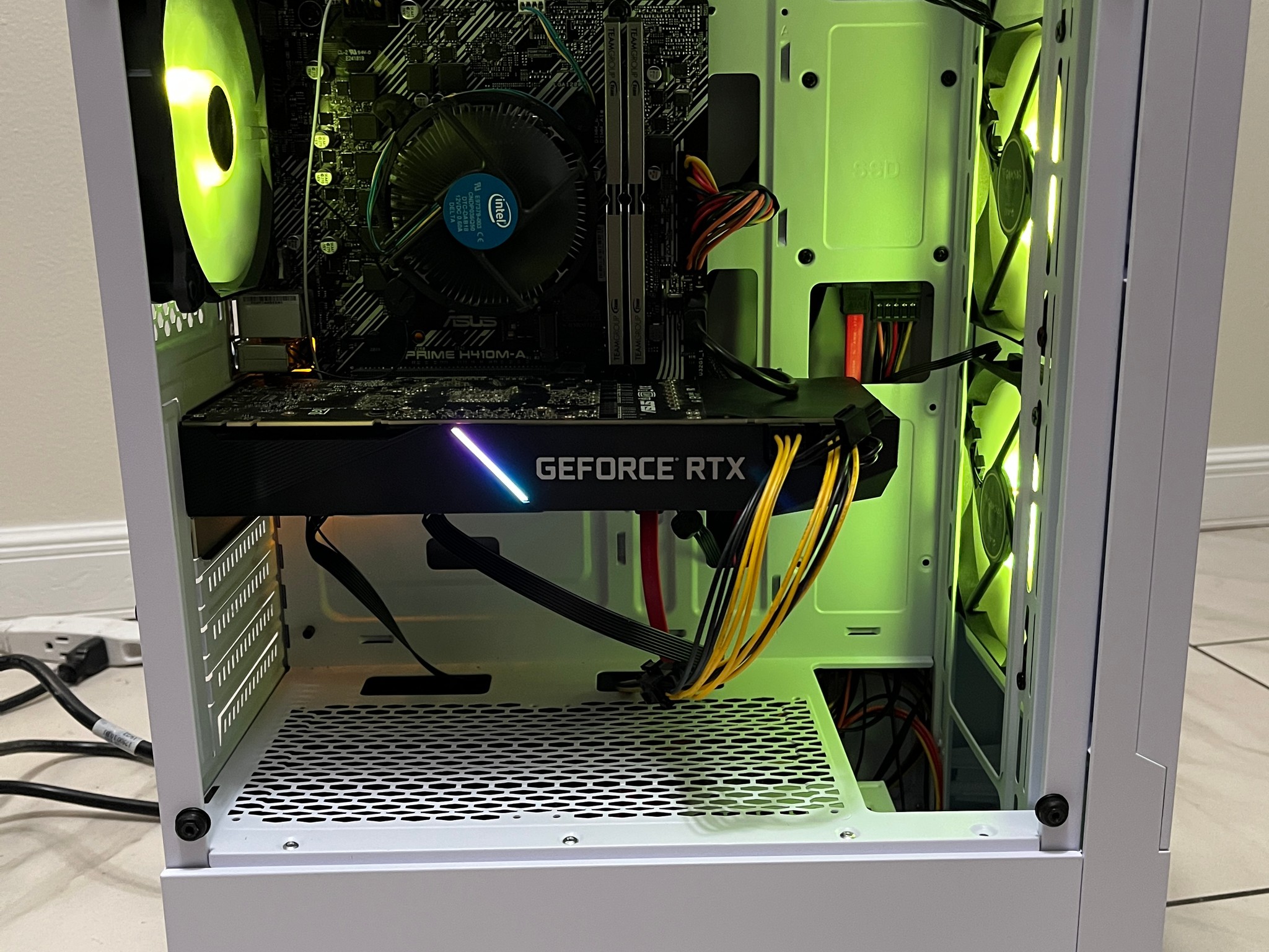 NVIDIA RTX 2070 Super, Intel i5-10400, 16GB RAM, 500 GB SSD, High FPS RGB Gaming PC w/ Wi-Fi