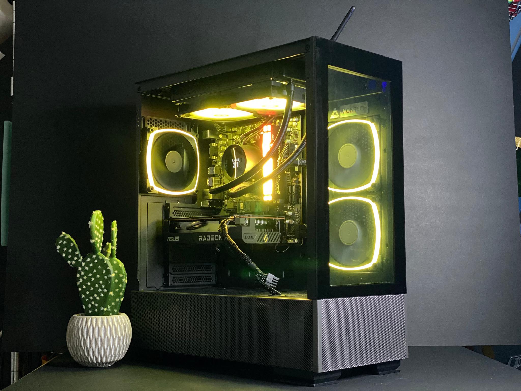 The Liquid cooled AM5 Beast| Ryzen 5 7500F w/ RX 7600 32GB DDR5 RAM| 1TB NVMe| Windows 11
