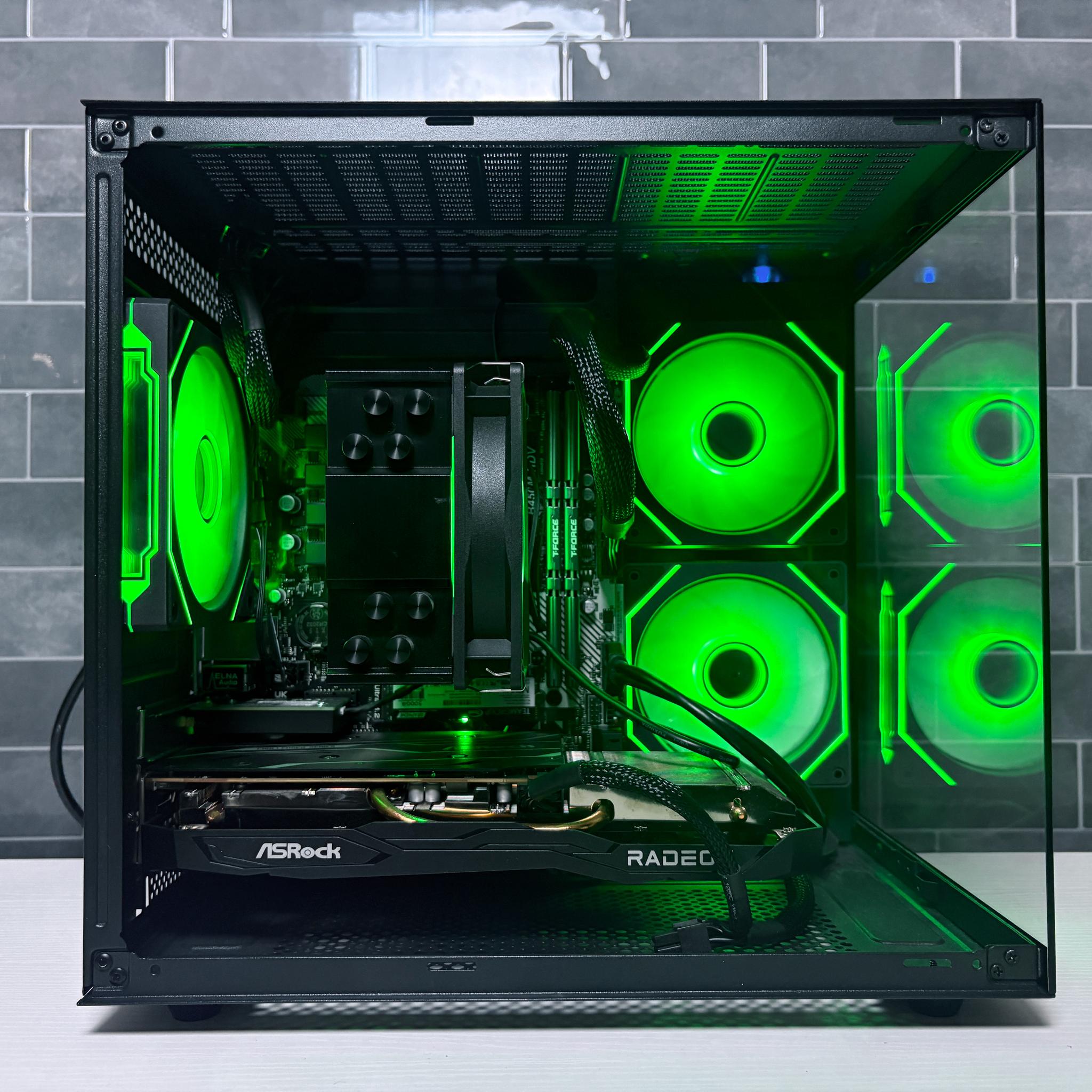 Gaming PC | RX 6600 8GB | RYZEN 5 5600 | 16GB RAM | 500GB NVMe SSD | WINDOWS 11 | WIFI 6 + BT