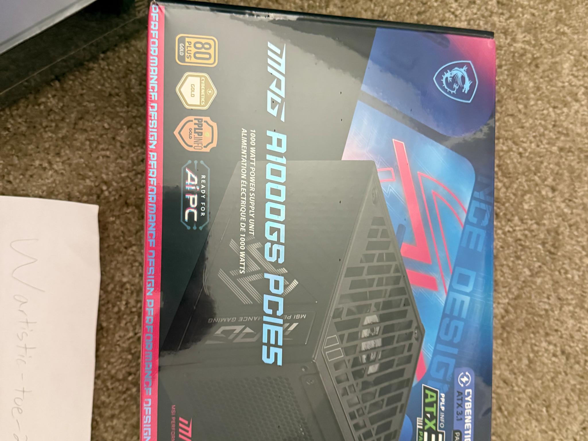 BNIB MSI Gaming Trio 5080 with BNIB MSI 1000w PSU!