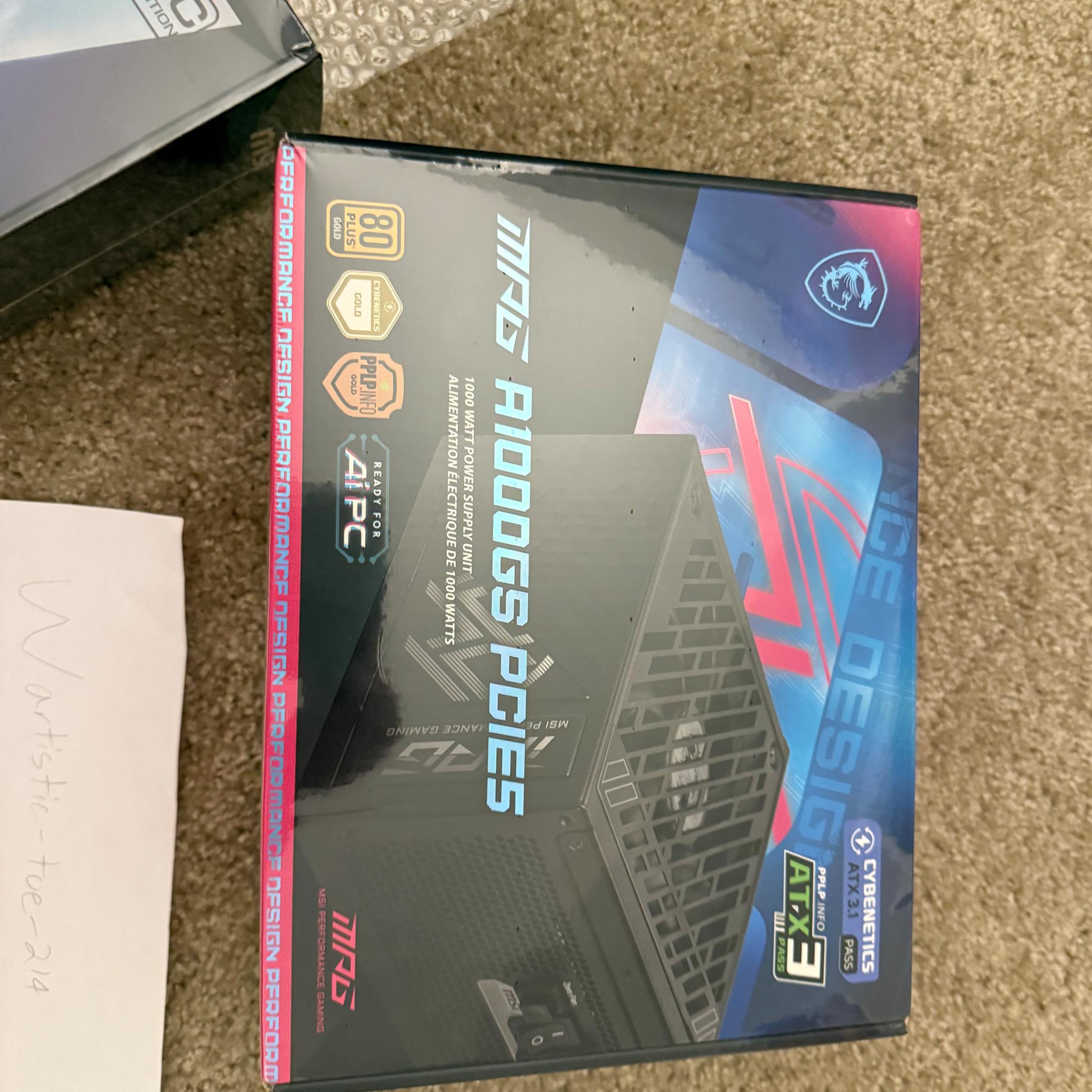 BNIB MSI Gaming Trio 5080 with BNIB MSI 1000w PSU!