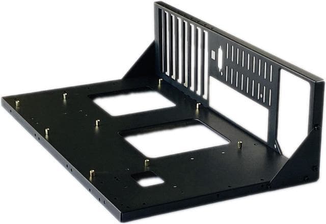 ALAMENGDA Open Computer Case,Two-way Server ATX Motherboard Tray Test Stand, Test bench, ATX Mid Twr