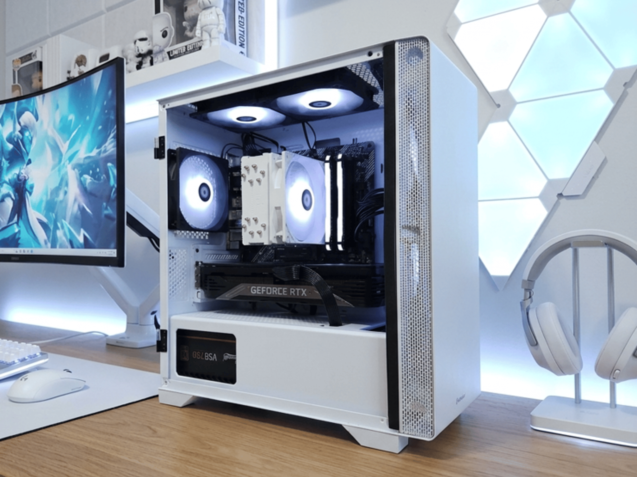 🌨️NIVEUS🌨️ RTX 3070 | Ryzen 7 5700X | 32GB DDR4 RAM 3600 MTs | 1 TB NVME SSD | WIFI & BT