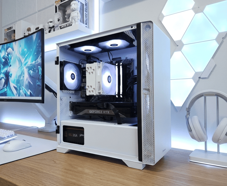 🌨️NIVEUS🌨️ RTX 3070 | Ryzen 7 5700X | 32GB DDR4 RAM 3600 MTs | 1 TB NVME SSD | WIFI & BT