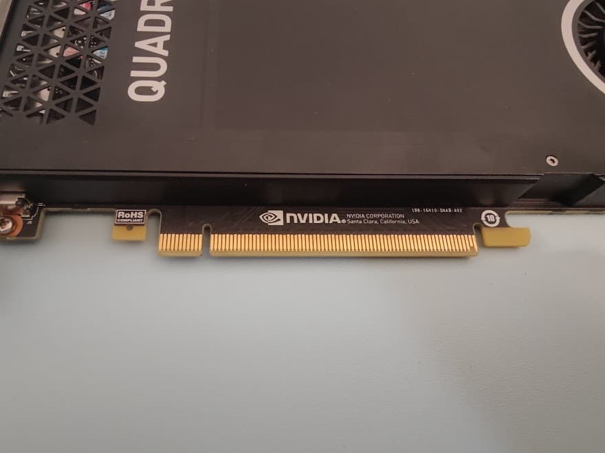 Nvidia Quadro p4000 8gb Vram Gpu--Lightly Used