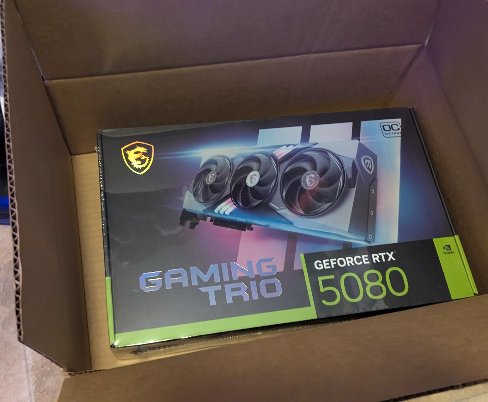 MSI Gaming Trio OC Nvidia 5080 Like New All Original Parts and Packaging