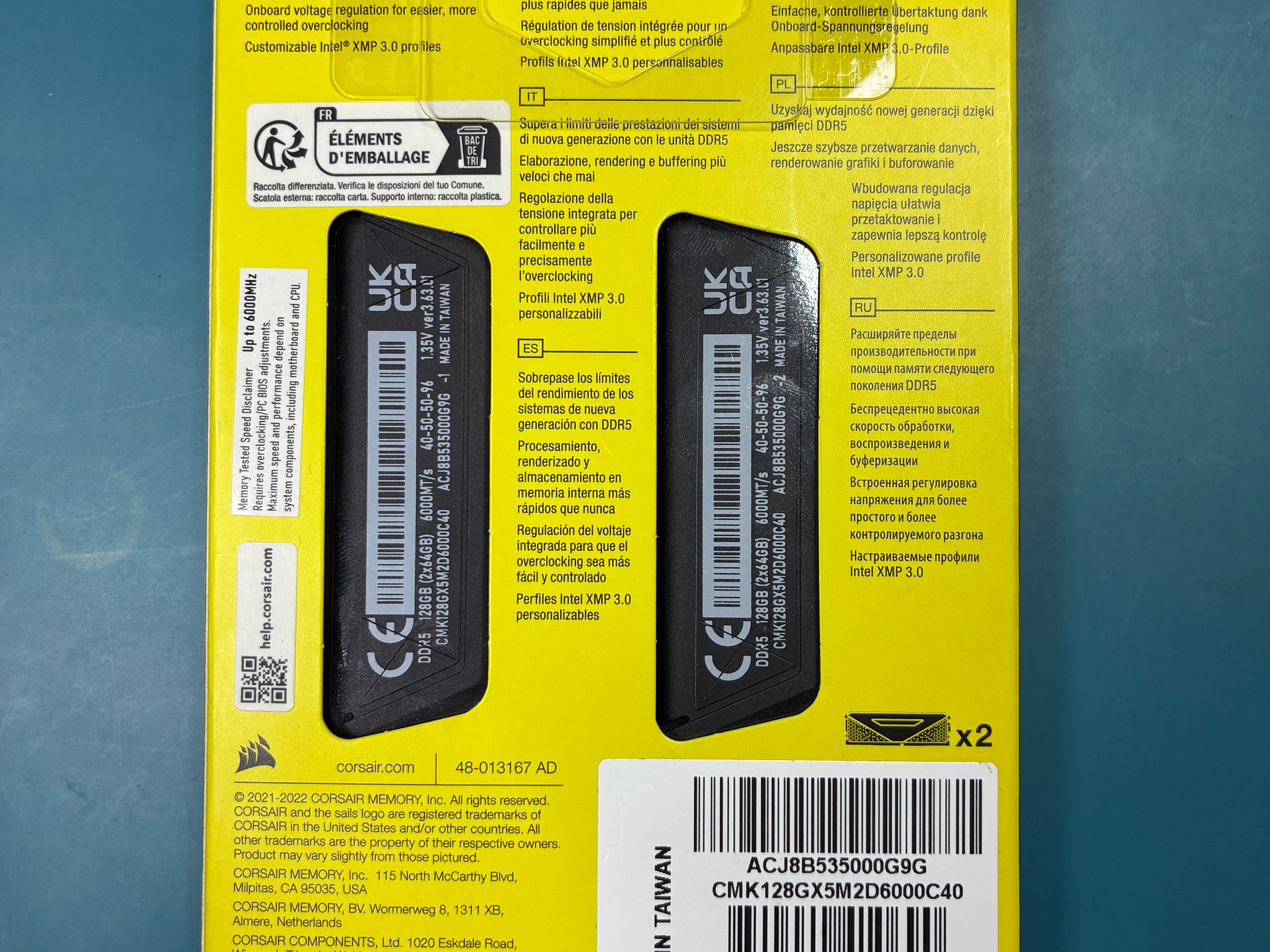 Corsair Vengeance DDR5 128GB kit (Memory)