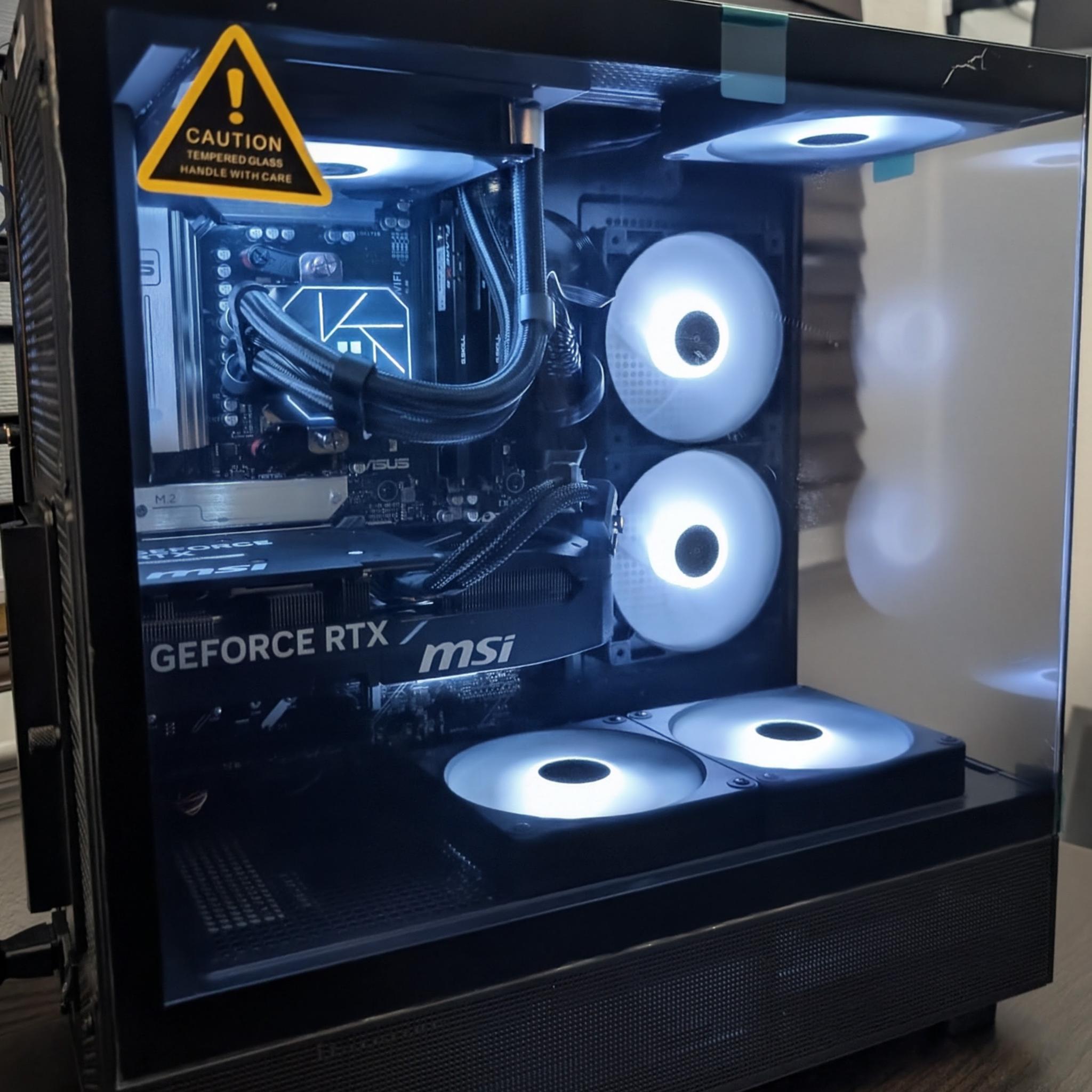 AMD RYZEN 7600X3D| MSI SHADOW RTX 5070 12GB| 32 GB DDR5 RAM| 1TB NVMe| WIFI| WINDOW 11| GAMING PC