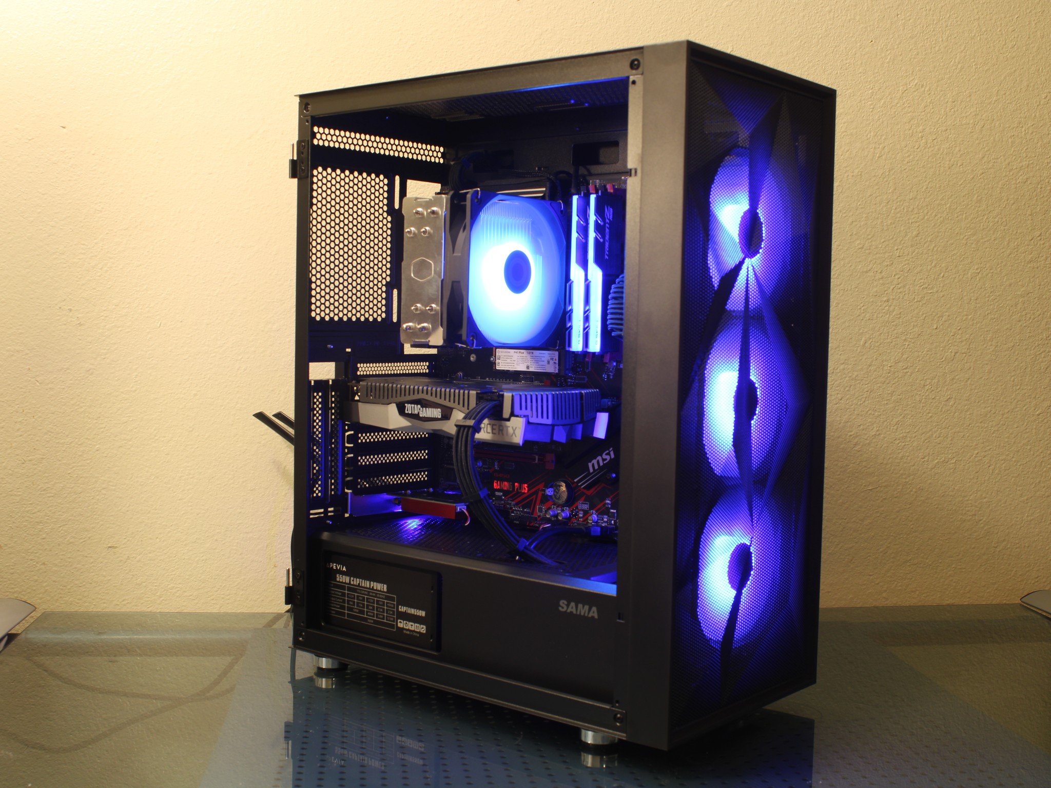 Black Gaming PC | Ryzen 5 3600 | RTX 2060 6GB | 16GB RAM | 1TB SSD | Wi-Fi 6E+Bluetooth | Windows 11