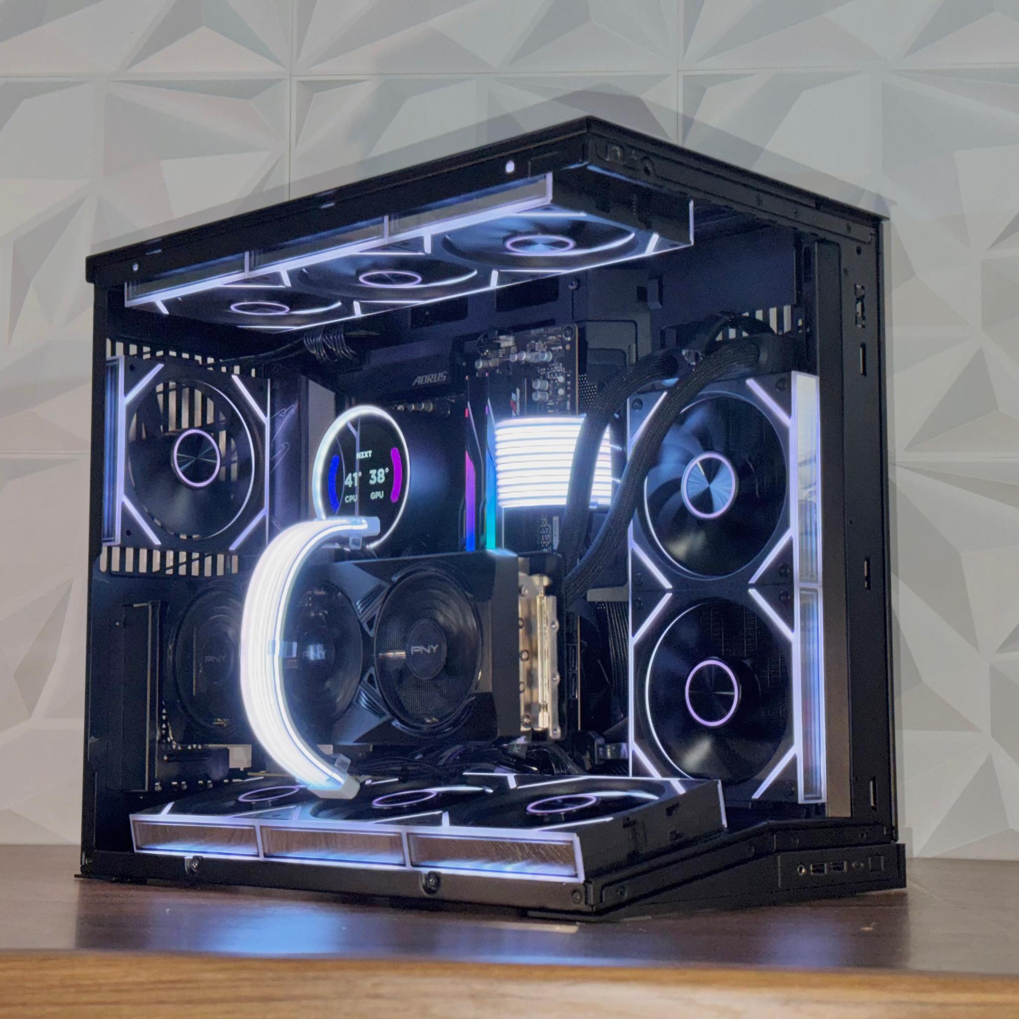 🌑✨RTX 5070 Ti | 9800x3d| 32GB RGB DDR5 | 2TB NVMe | Windows 11 Pro🌑✨"ECLIPSE PRISM” Gaming PC