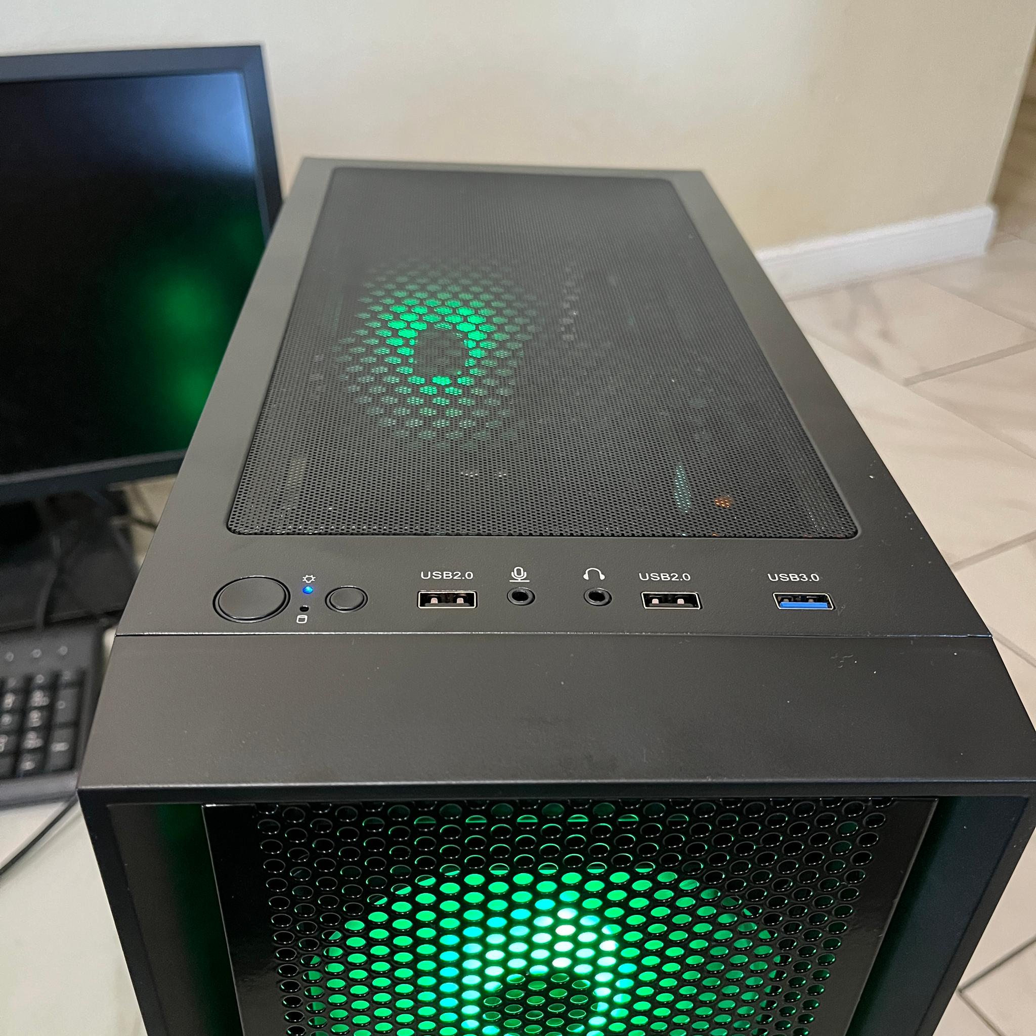 🖥️🔥NVIDIA RTX 2060 Super, Intel i5-7500, 16GB RAM, 870 GB Storage, High Performance RGB Gaming PC
