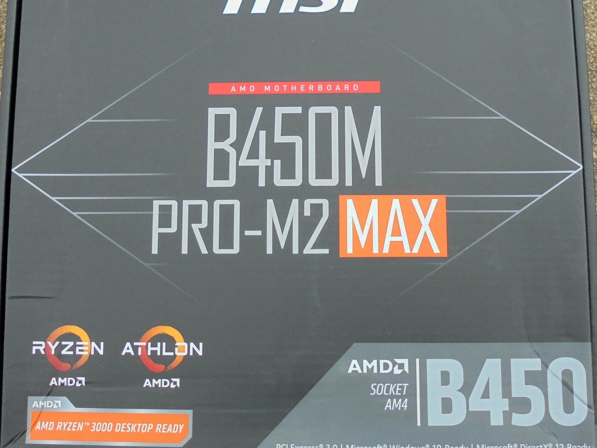 MSI B450M PRO-M2 MAX Micro ATX AM4 Motherboard