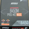 MSI B450M PRO-M2 MAX Micro ATX AM4 Motherboard