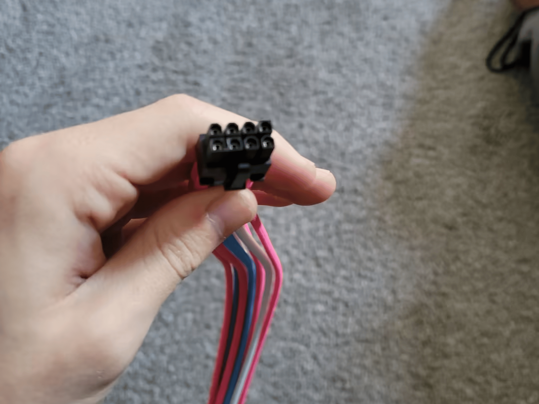Sleeved 8 pin gpu cable