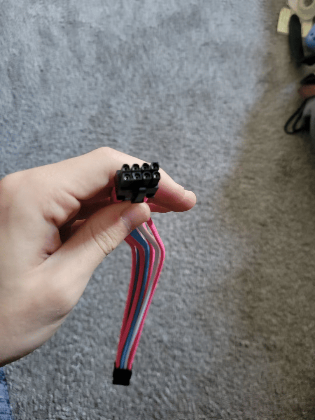 Sleeved 8 pin gpu cable