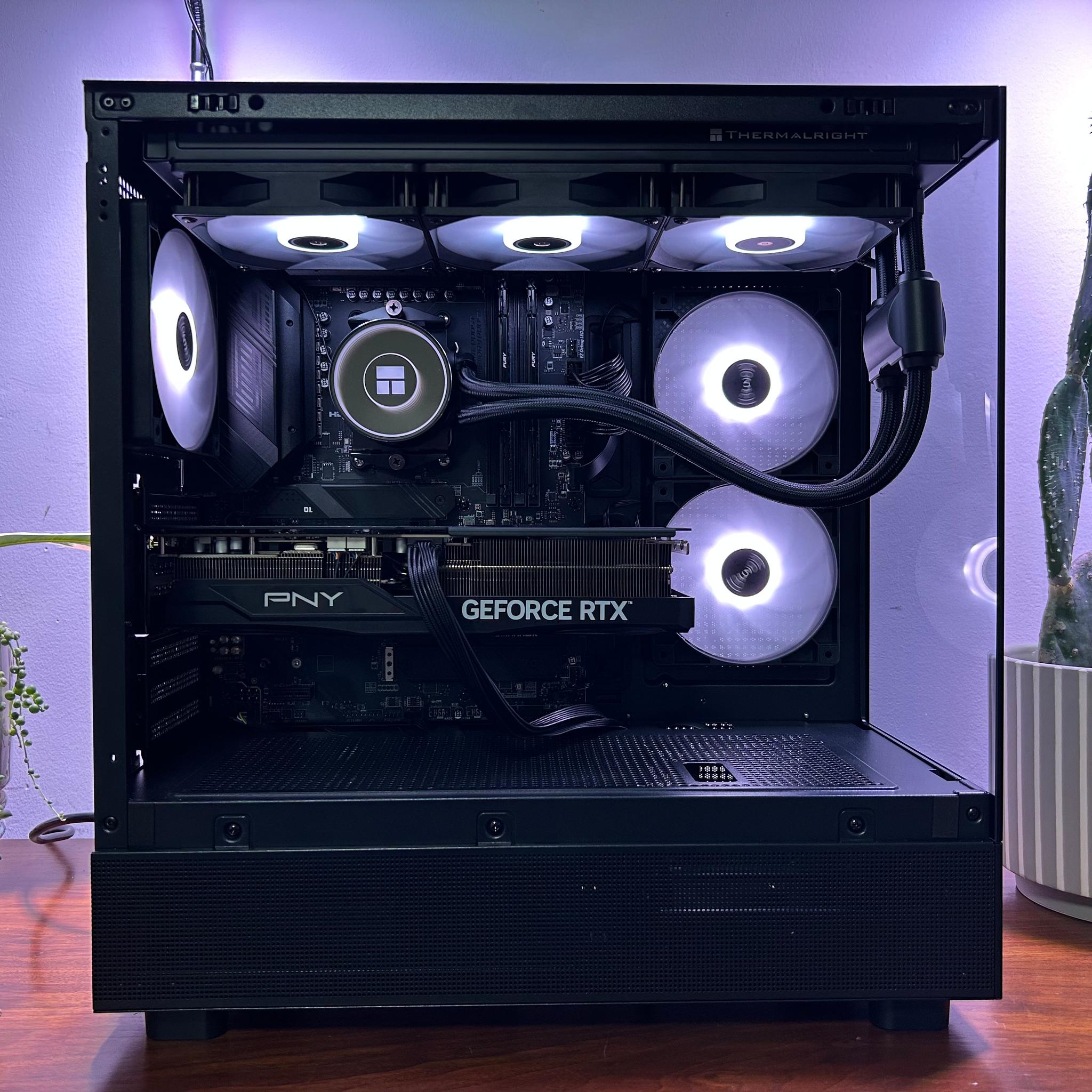 RTX 5070TI | Ryzen 7 7700X | 32GB DDR5 | 2TB SSD | 850W PSU | 360mm AIO | Montech XR