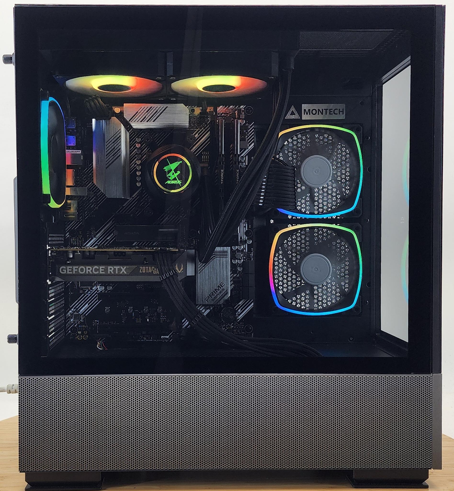 Gaming PC Ryzen 7 5700X 16GB RAM 1TB SSD RTX 5060  8GB Windows 11 Computer
