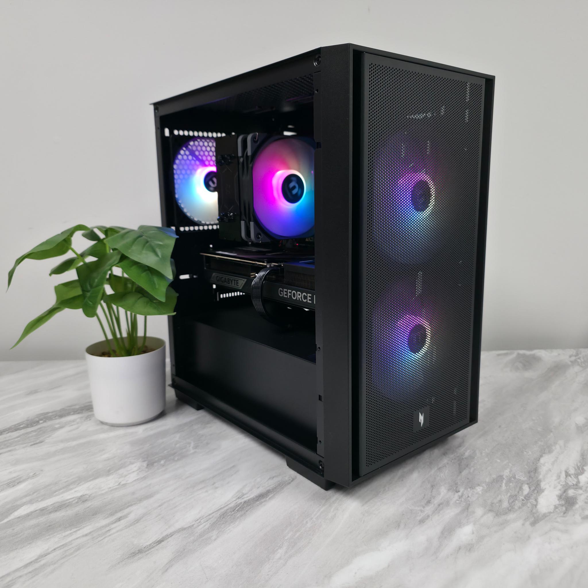 BCPC l 1440p / 4k Gaming PC Computer l Ryzen 9 7900 l RTX 5070TI 16GB l 32GB DDR5 6000MHZ