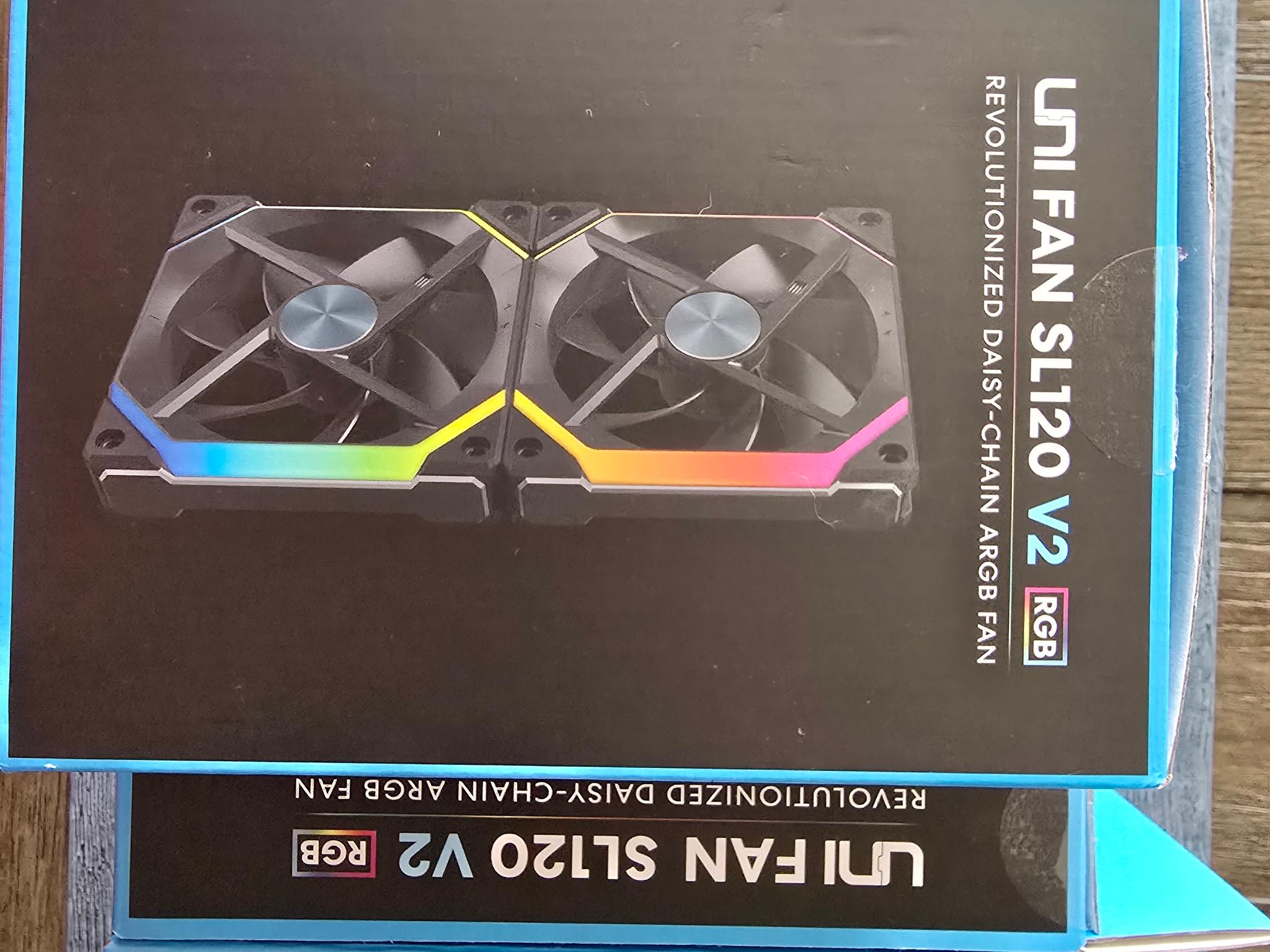 Western Digital 1TB NVME drives, Keyboard and Lian Li Uni-Fans