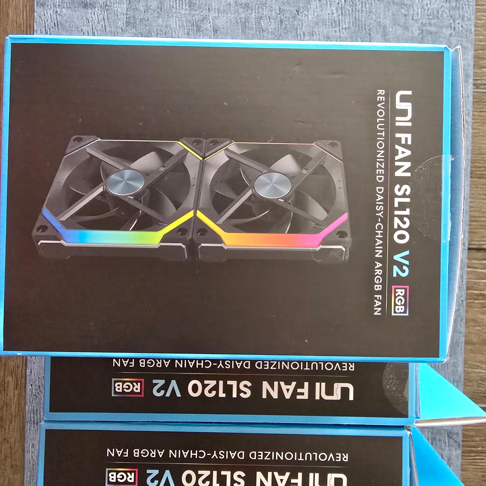 Western Digital 1TB NVME drives, Keyboard and Lian Li Uni-Fans