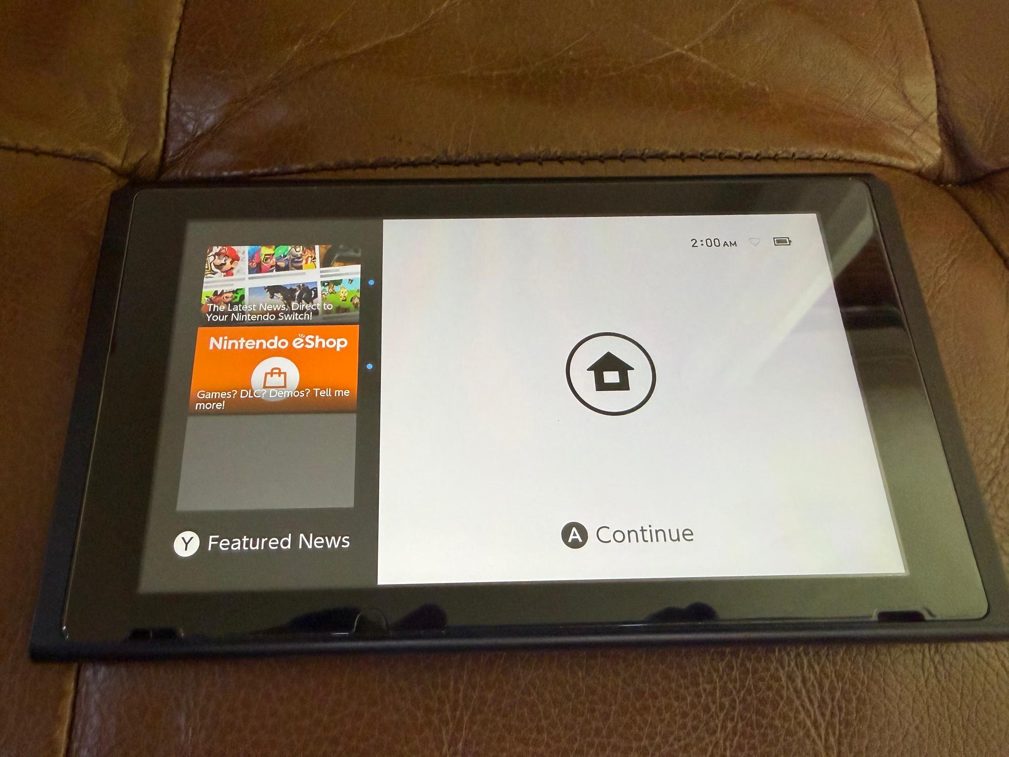 Nintendo Switch HAC-001 low serial number (XAW1005…)