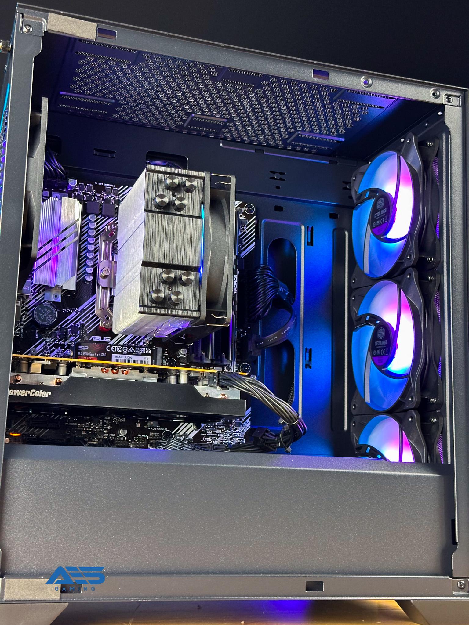 AES LC800 - Ryzen 5 5600 - RX7600 - 32gb DDR4 - 1tb NVMe Gaming PC