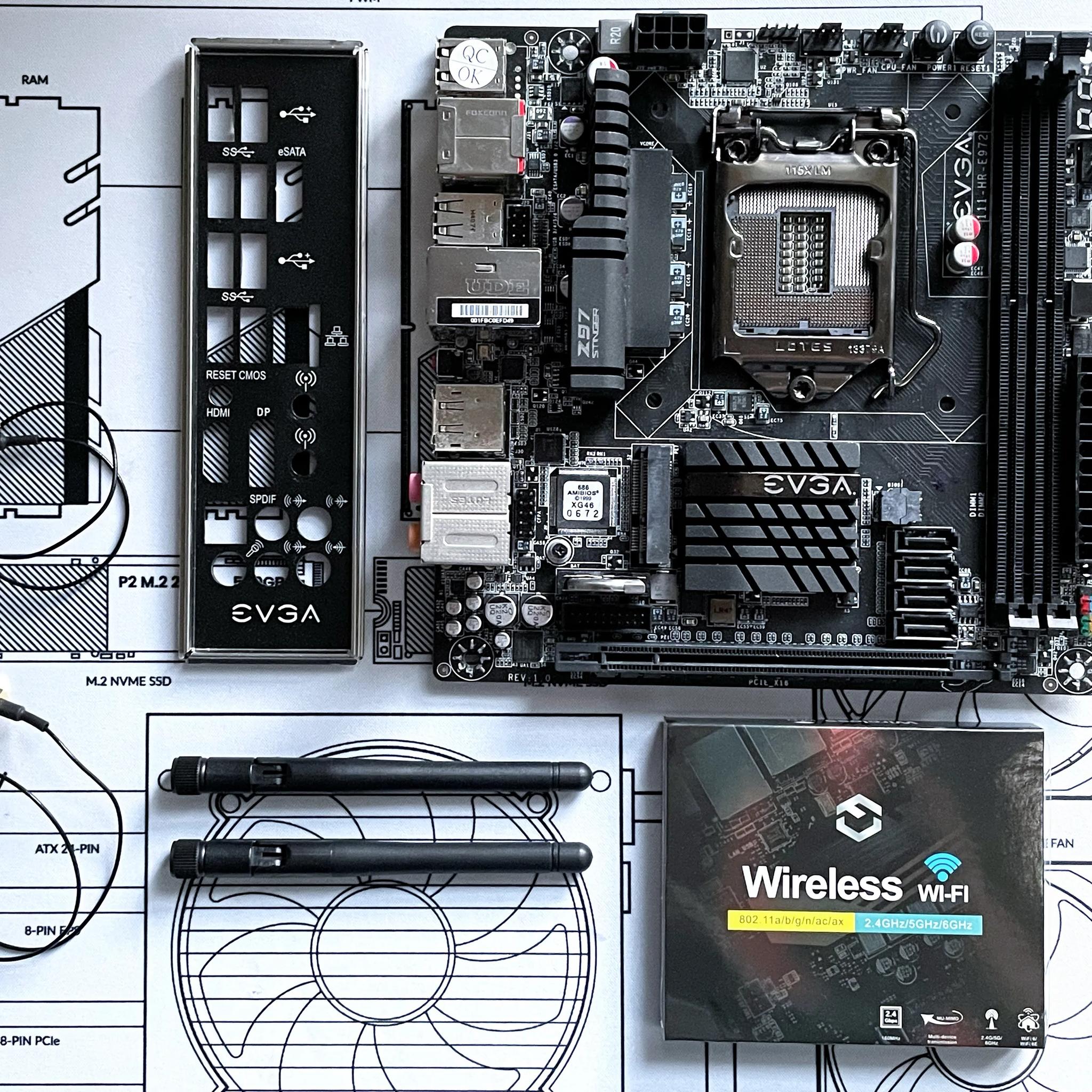 *RARE!* EVGA Z97 Core3D Mini-ITX computer motherboard LGA 1150 (Factory Refurbished by EVGA)