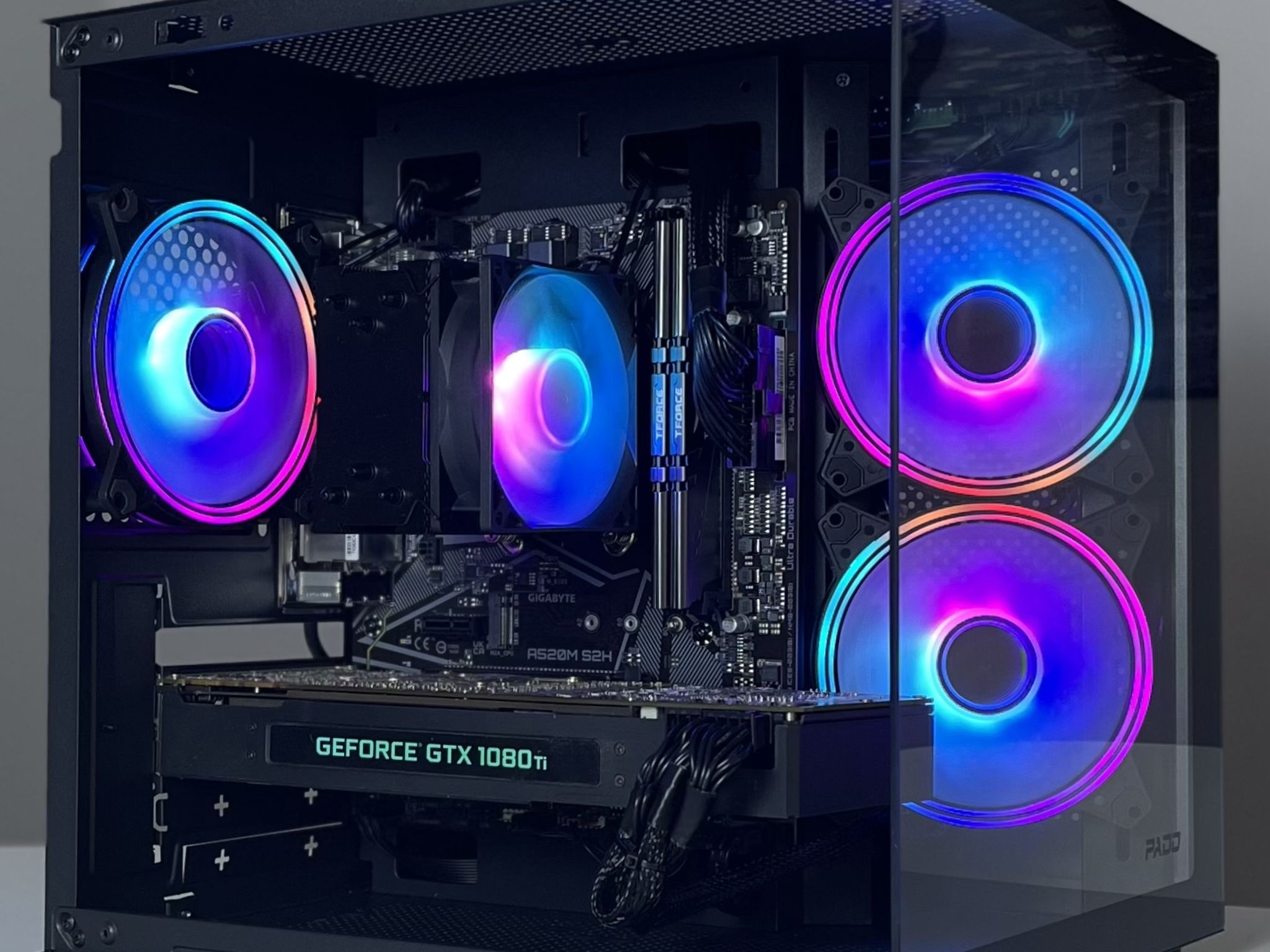 ▪️CLEAN LOOKING▪️💰 MAX PERFORMANCE 💰🟥RYZEN 5 5500🟥🟩 GTX 1080TI 🟩 GAMING PC