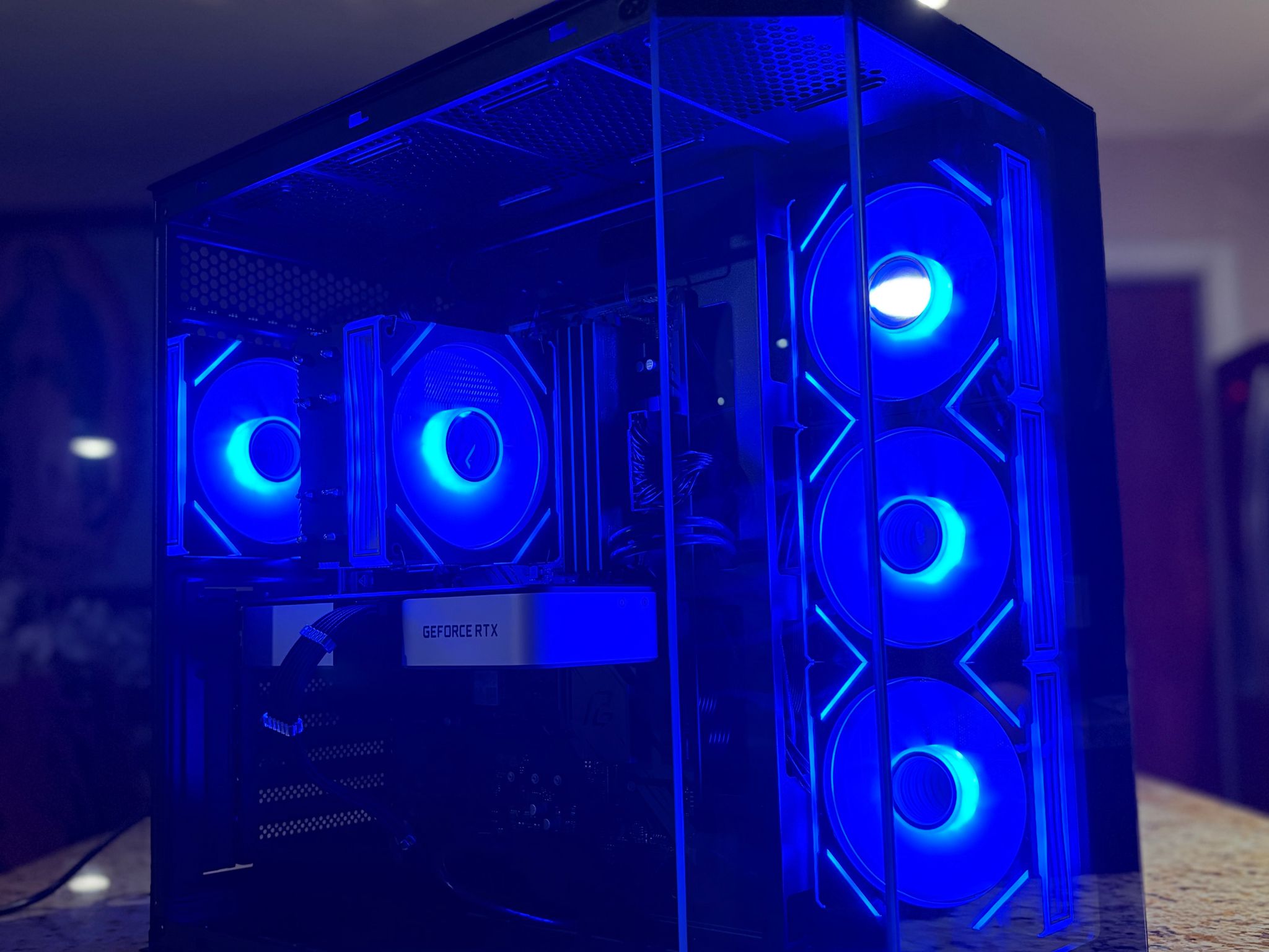 Black Gaming PC | RTX 3060Ti | RYZEN 5 3600X | 16GB RAM | 1TB SSD | ON BOARD WiFi + BT